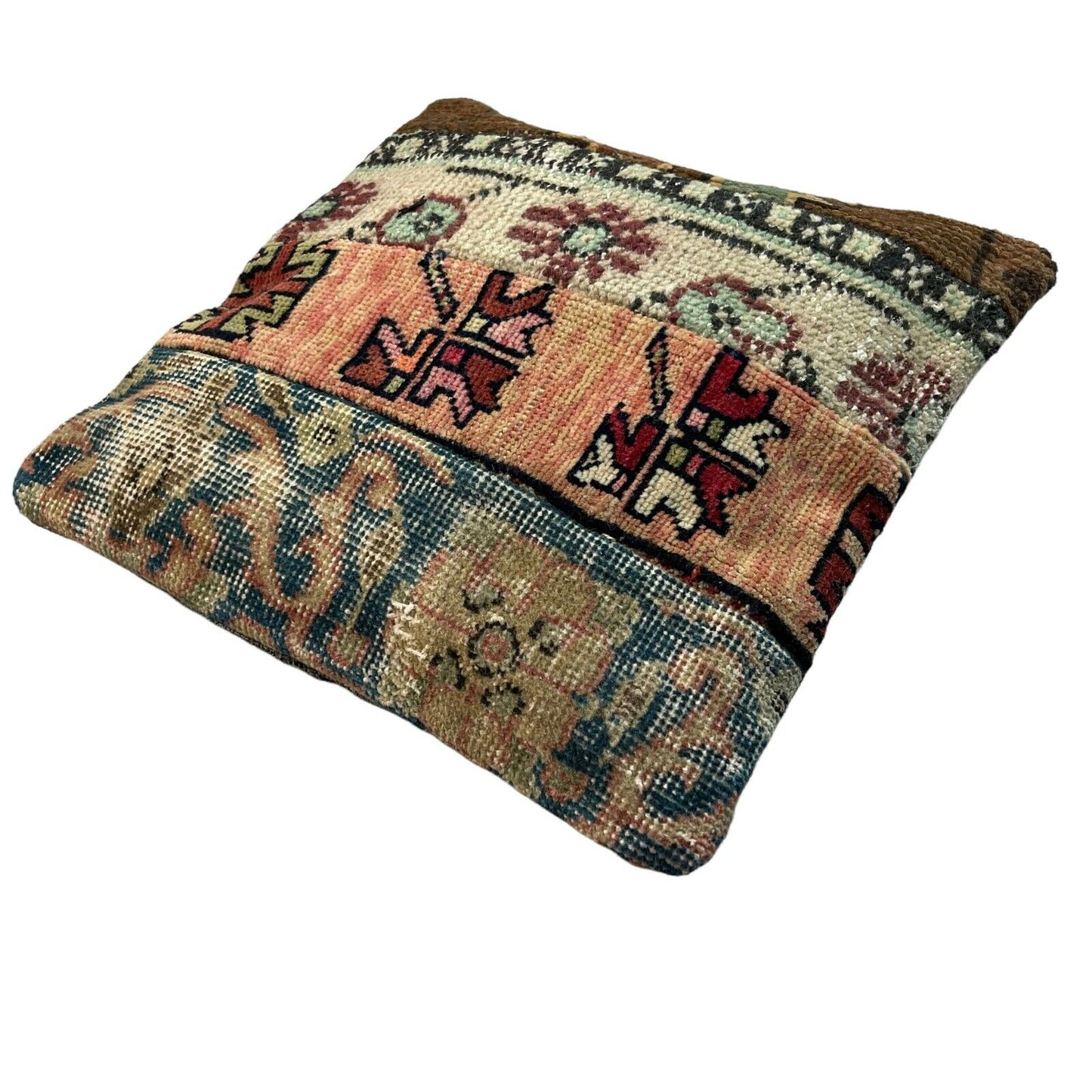 40 x 40 cm  , Vintage Turkish Cushion Cover ,  Vintage Handgemachte Kissenbezug