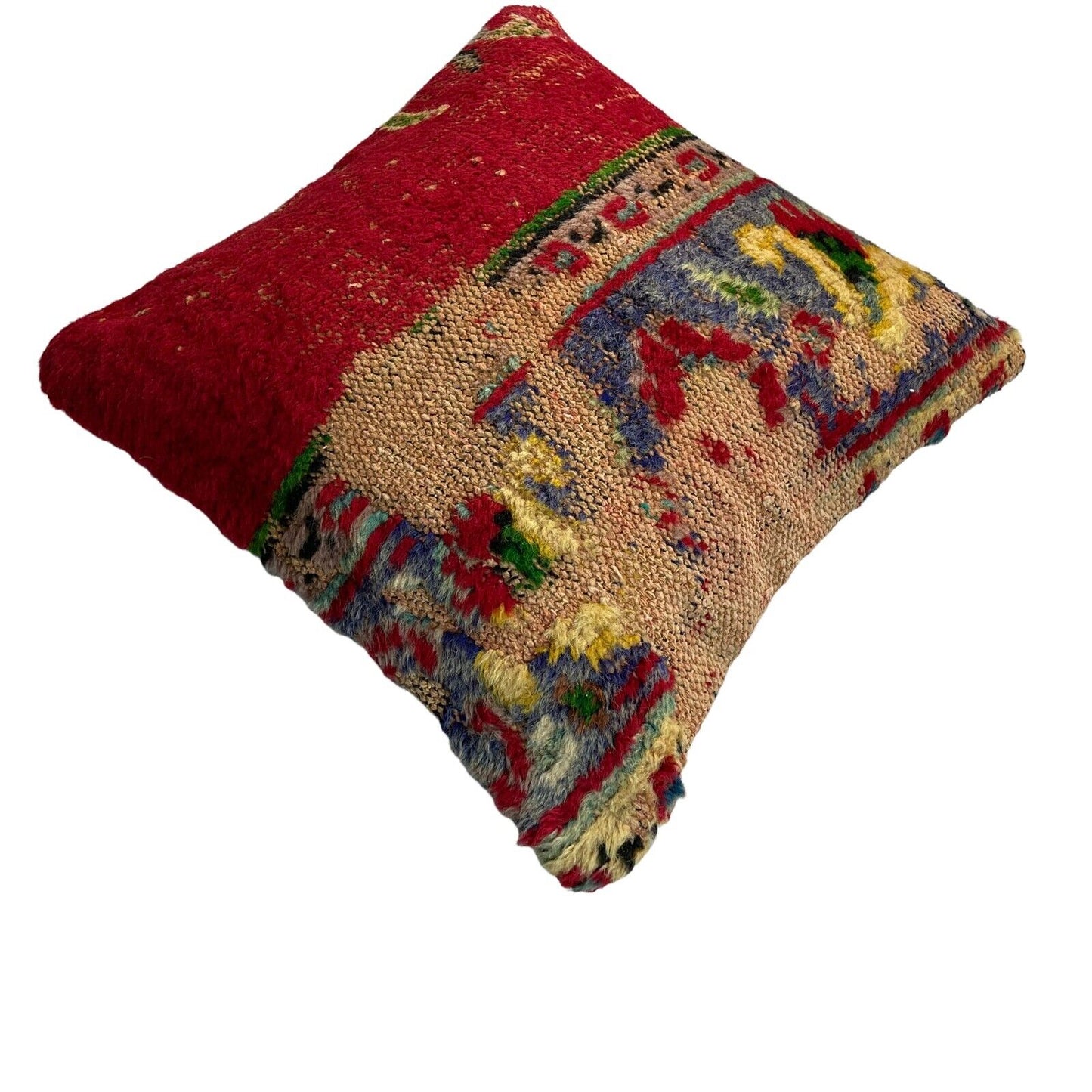 18''X18'' Vintage Handmade Rug Cushion Cover, 45 x 45 cm Deko Kissenbezug