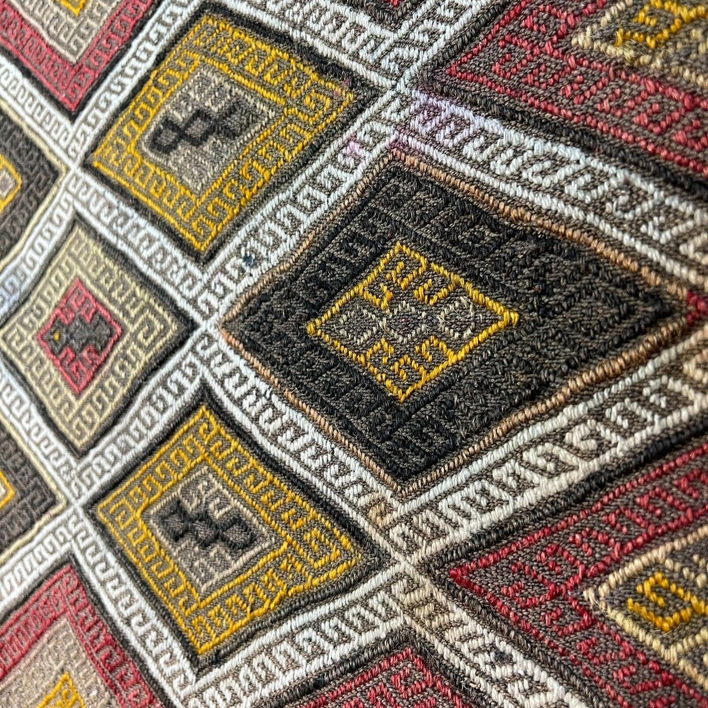 Traditionelle türkische Kelim Teppich, Vintage Turkish Kilim Rug 78X54 cm