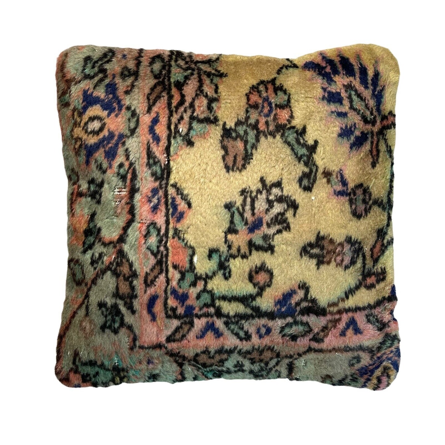 45 x 45 cm  , Vintage Turkish Cushion Cover ,  Vintage Handgemachte Kissenbezug