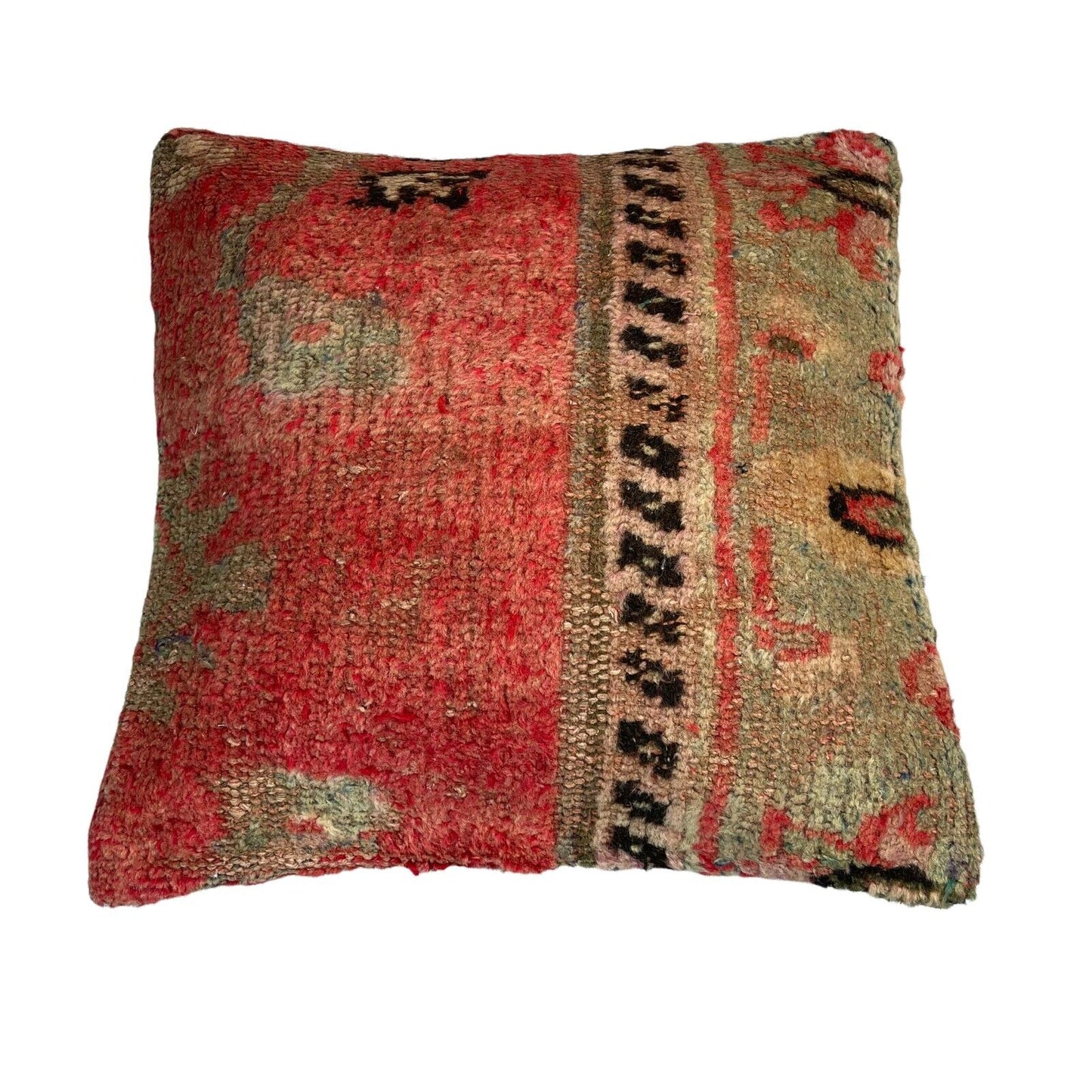 45 x 45 cm  , Vintage Turkish Cushion Cover ,  Vintage Handgemachte Kissenbezug