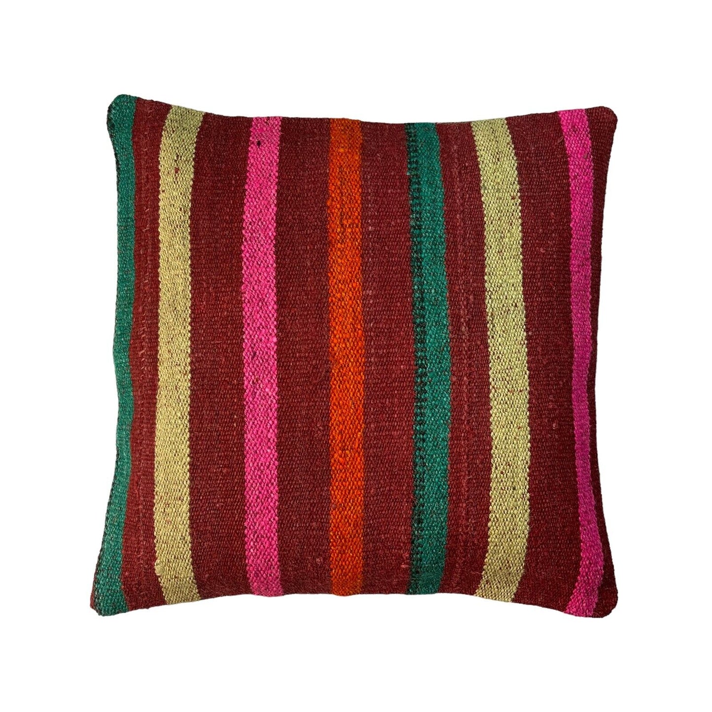 Einzigartige Kelim-Kissen,Turkish Kilim Pillow,16'×16'   Funda De Cojín Kilim