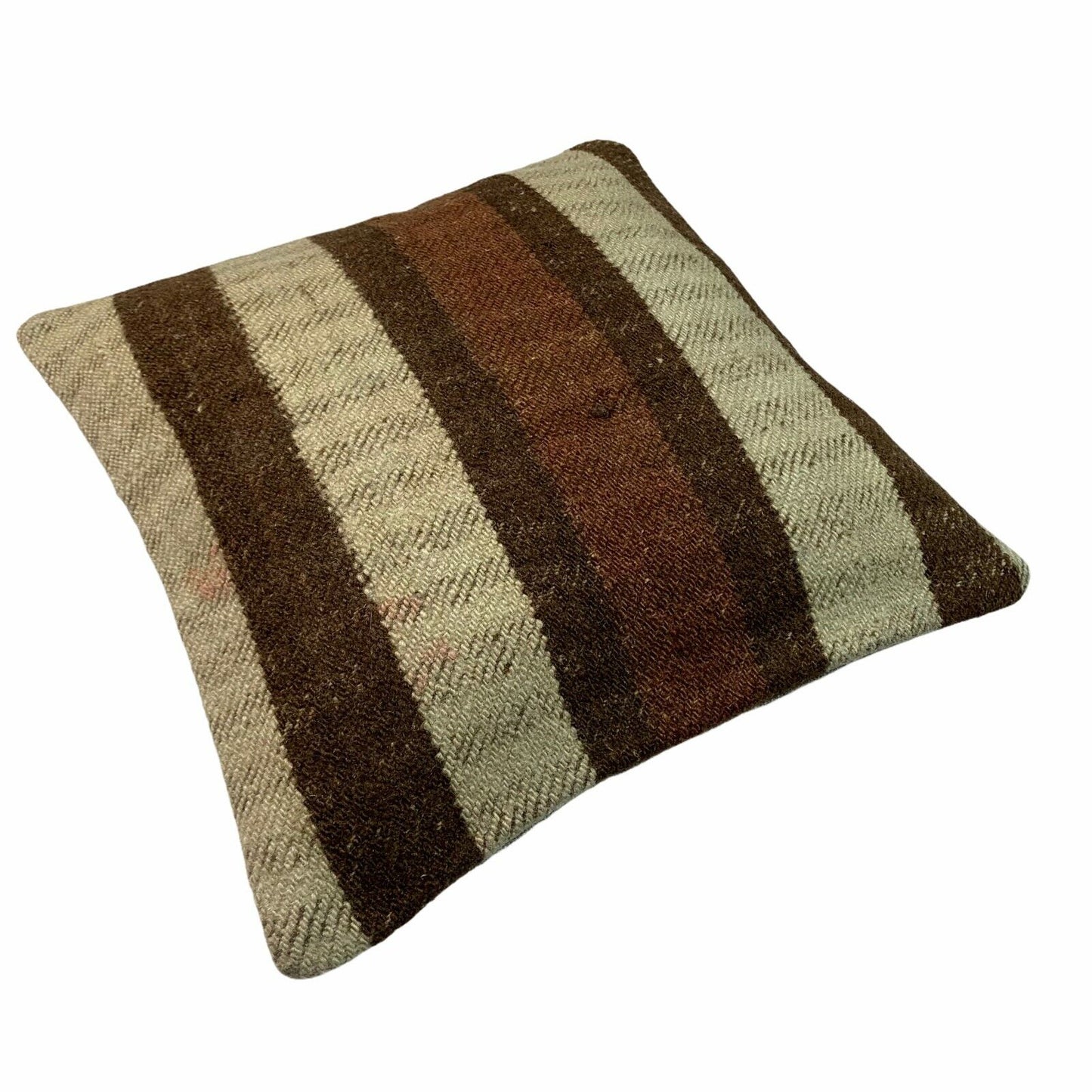 Einzigartige Kelim-Kissen,Turkish Kilim Pillow,16'×16'   Funda De Cojín Kilim