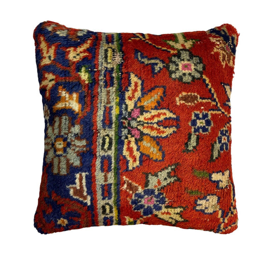 18''X18'' Vintage Handmade Rug Cushion Cover, 45 x 45 cm Deko Kissenbezug