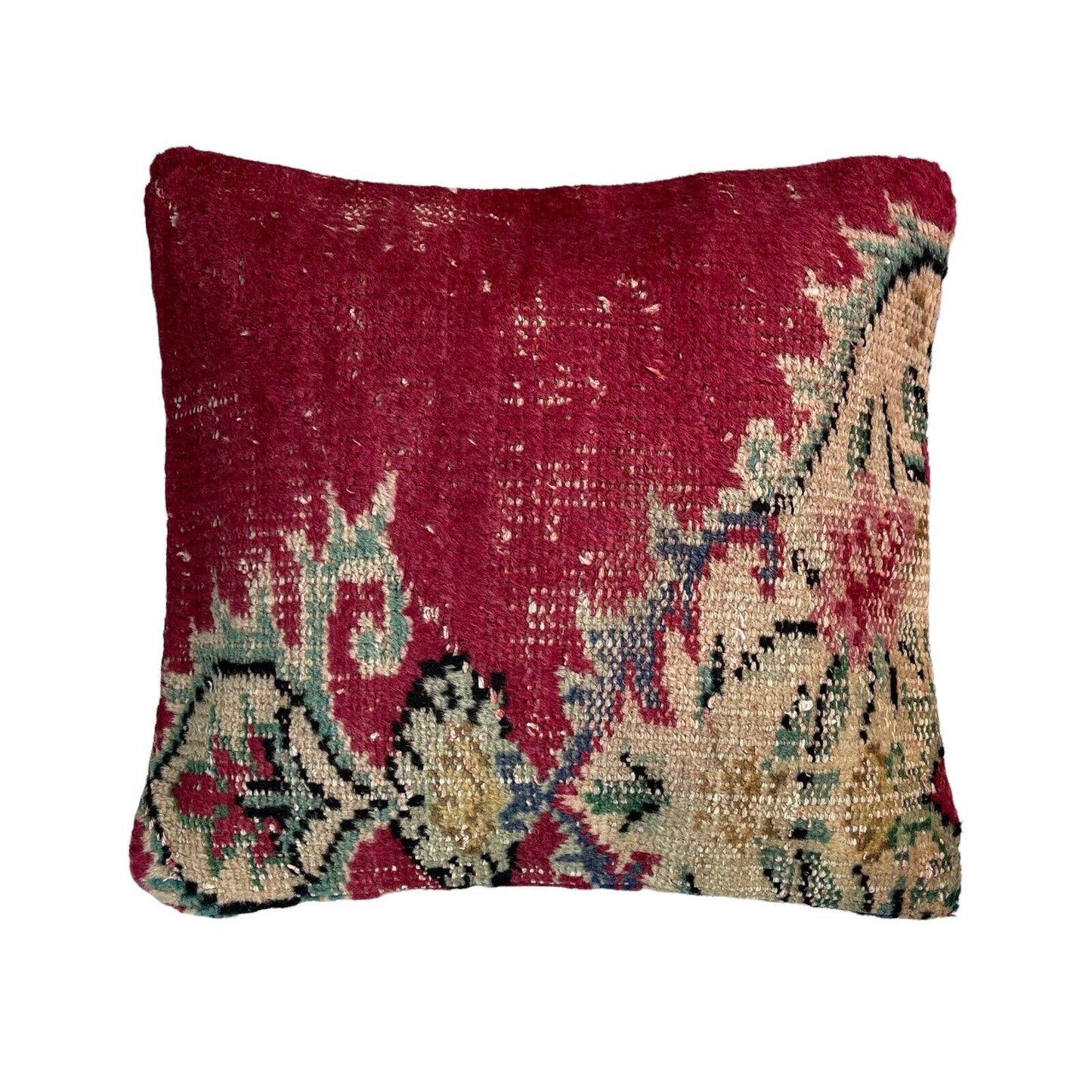 45 x 45 cm  , Vintage Turkish Cushion Cover ,  Vintage Handgemachte Kissenbezug