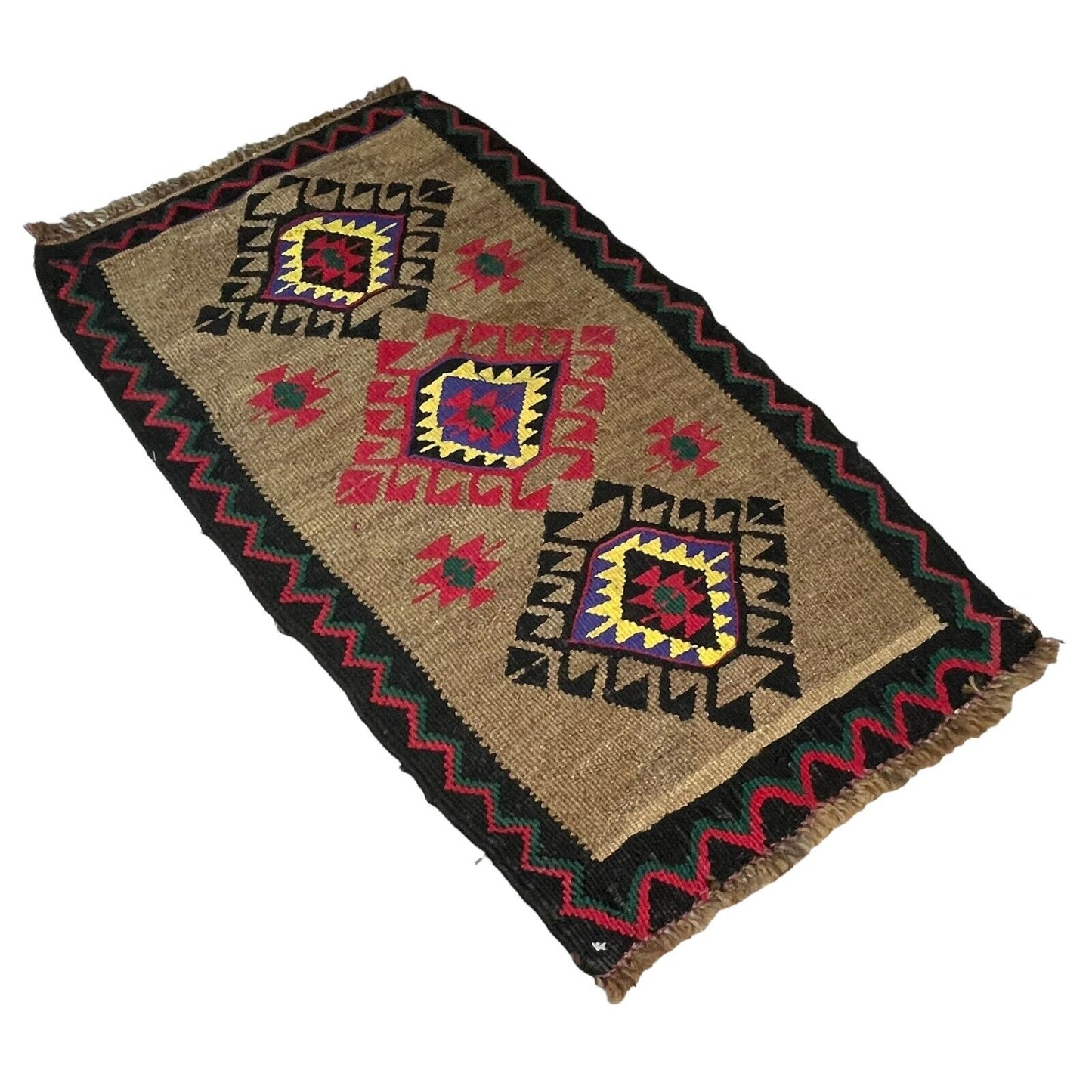 Traditionelle türkische Kelim Teppich, Vintage Turkish Kilim Rug 90X52 cm