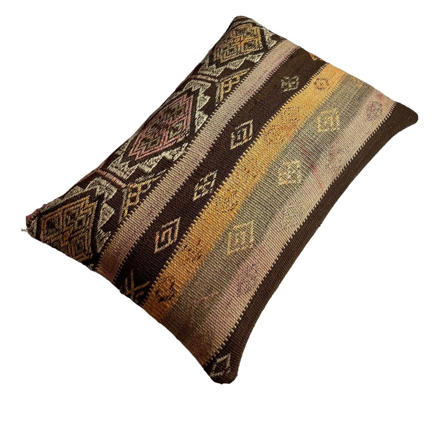 40x60 Cm Handgewebt Kelim Kissenbezug Vintage Kilim Cushion Cover , Boho,16'x24'