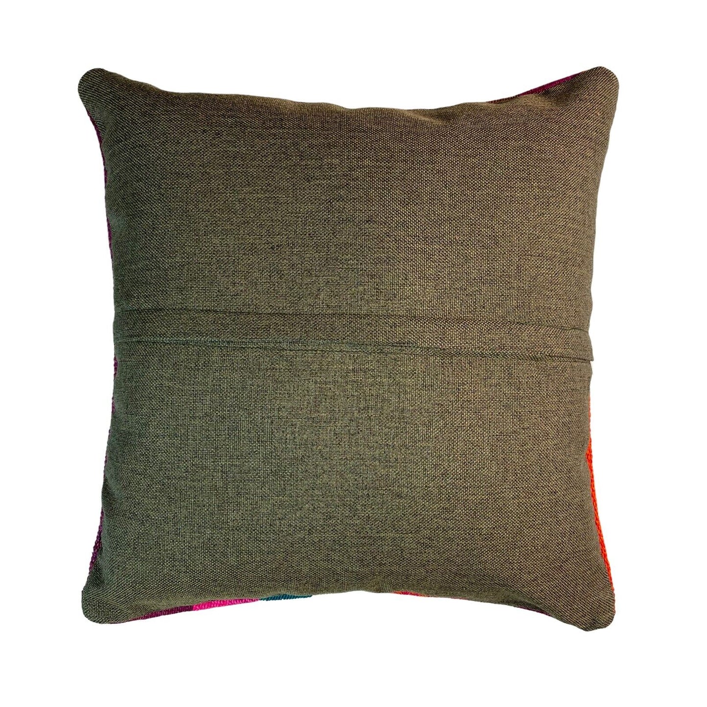 Einzigartige Kelim-Kissen,Turkish Kilim Pillow,16'×16'   Funda De Cojín Kilim