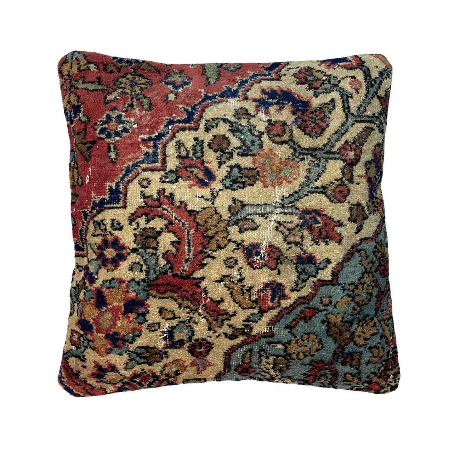 45 x 45 cm  , Vintage Turkish Cushion Cover ,  Vintage Handgemachte Kissenbezug