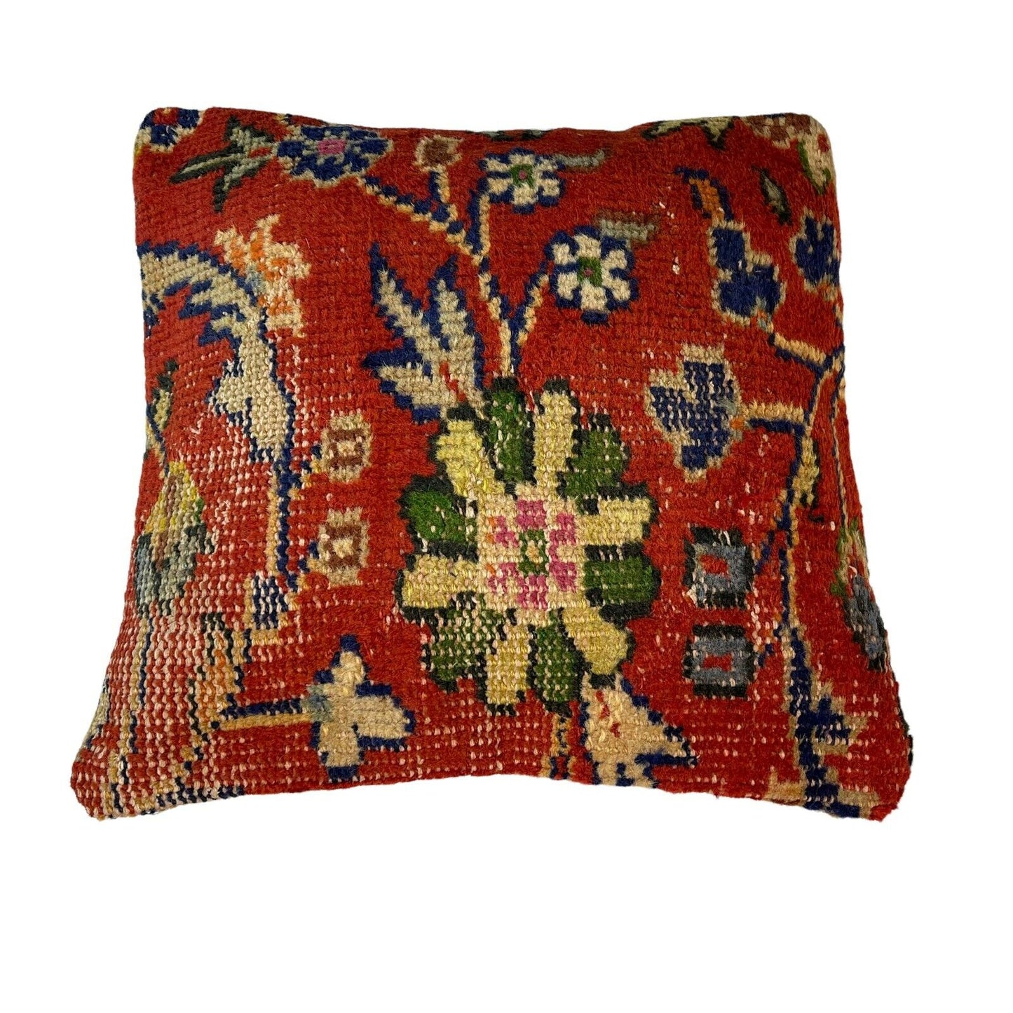 45 x 45 cm  , Vintage Turkish Cushion Cover ,  Vintage Handgemachte Kissenbezug