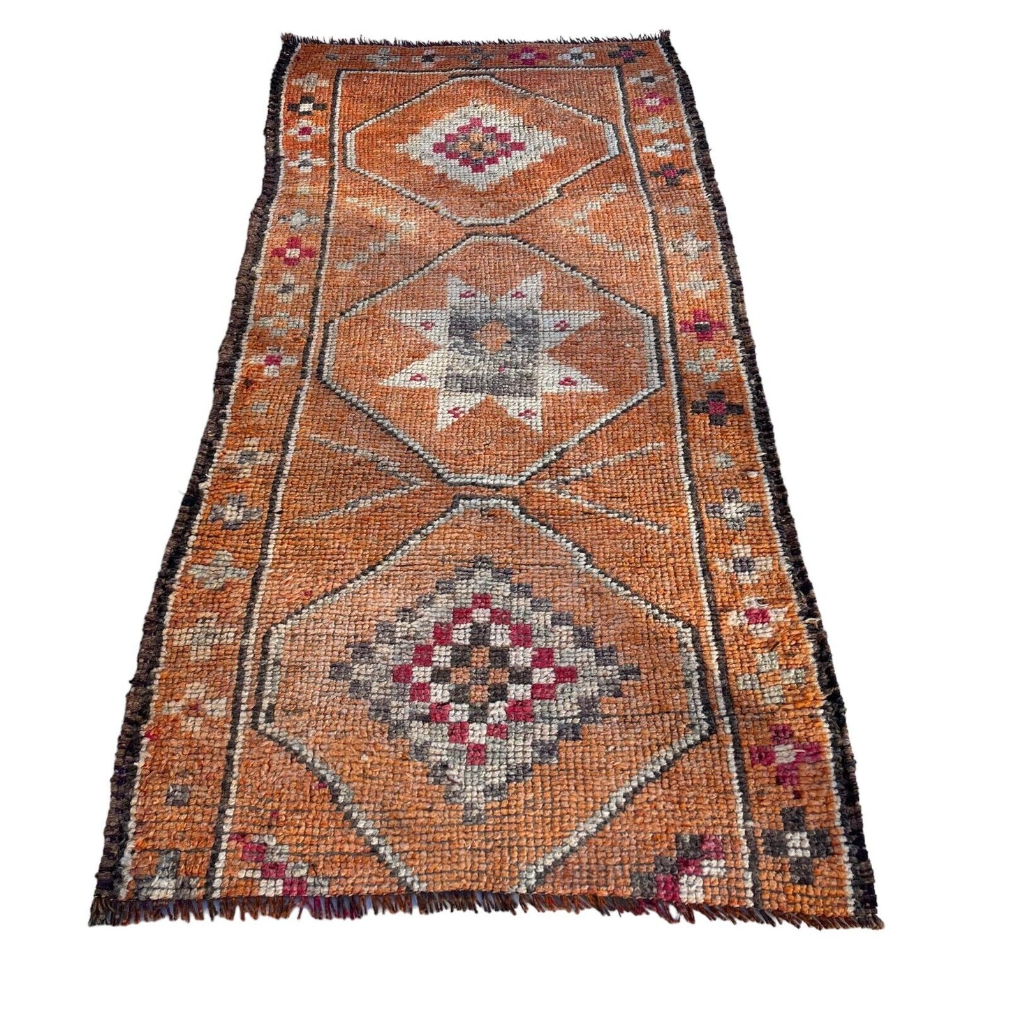 Traditional Turkish Kilim Rug,Vintage Kelim Teppich 192x90 Cm