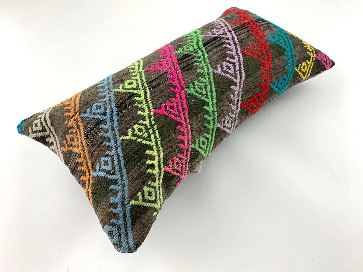 Einzigartige Kelimkissen Türkisch Kilim Pillow,12'×24' Pillow Cover Boho Kissen