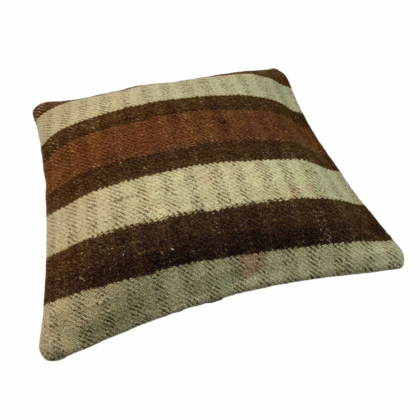 Einzigartige Kelim-Kissen,Turkish Kilim Pillow,16'×16'   Funda De Cojín Kilim