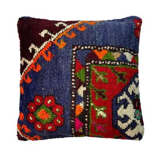 18''X18'' Vintage Handmade Rug Cushion Cover, 45 x 45 cm Deko Kissenbezug