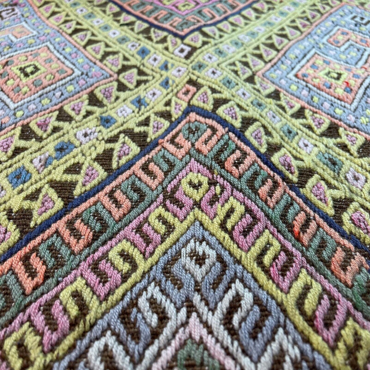 Traditionelle türkische Kelim Teppich, Vintage Turkish Kilim Rug 97X58 cm