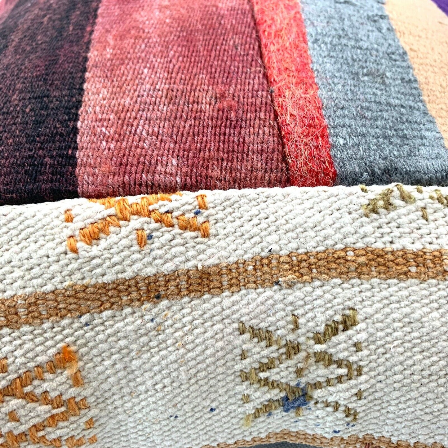 Einzigartige Kelim-Kissen,Turkish Kilim Pillow,16'×16' Pillow Cover, Boho Kissen