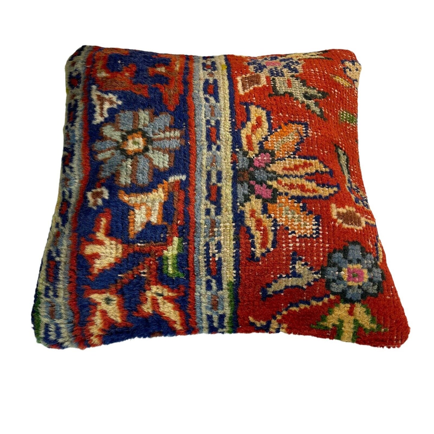 45 x 45 cm  , Vintage Turkish Cushion Cover ,  Vintage Handgemachte Kissenbezug