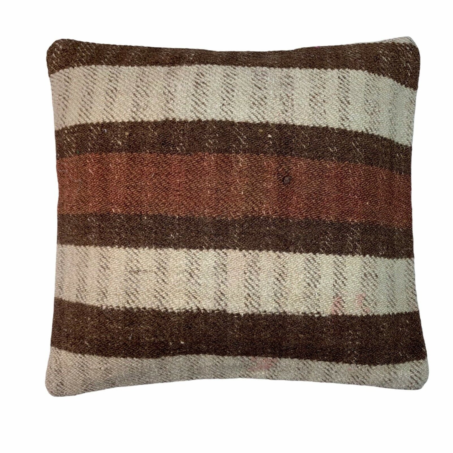 Einzigartige Kelim-Kissen,Turkish Kilim Pillow,16'×16'   Funda De Cojín Kilim