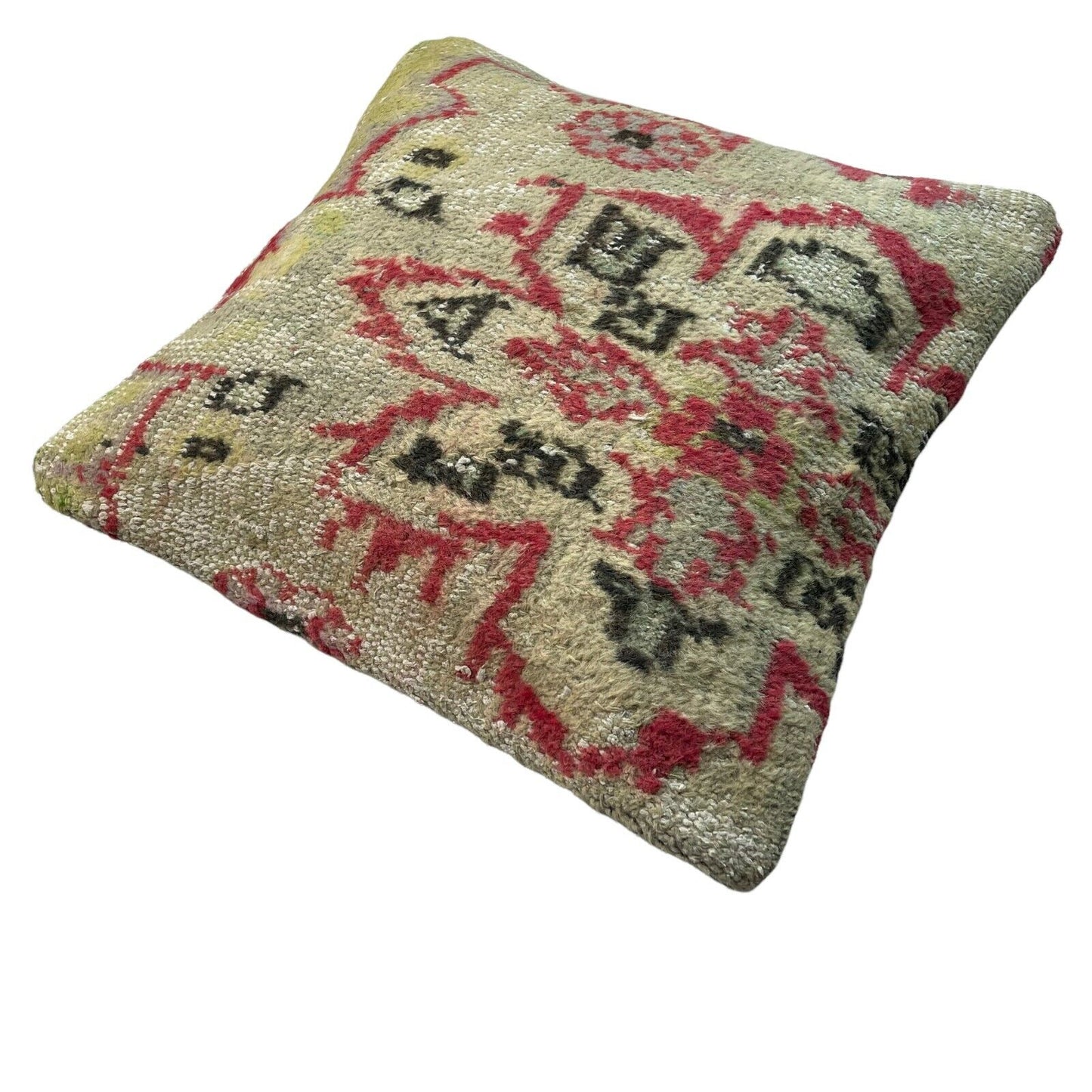 45x45 cm  , Vintage Teppich Kissenbezug , Vintage Rug Cushion Cover