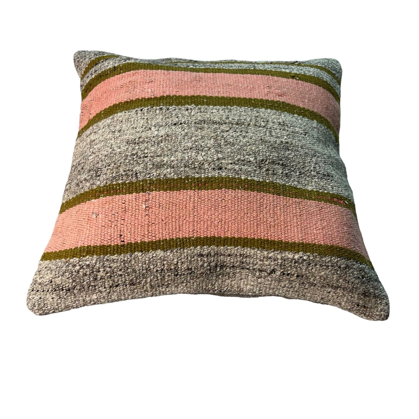 Einzigartige Kelim-Kissen,Turkish Kilim Pillow,16'×16'   Funda De Cojín Kilim