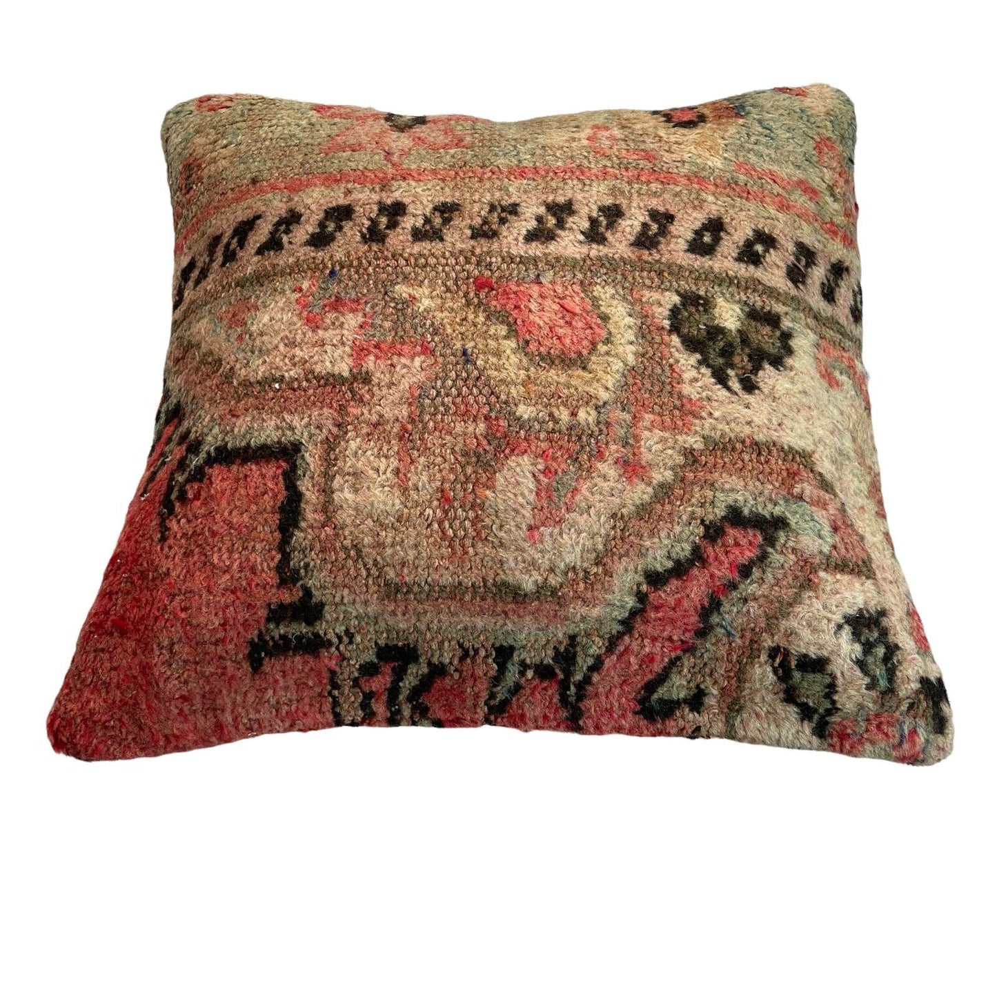 45 x 45 cm  , Vintage Turkish Cushion Cover ,  Vintage Handgemachte Kissenbezug