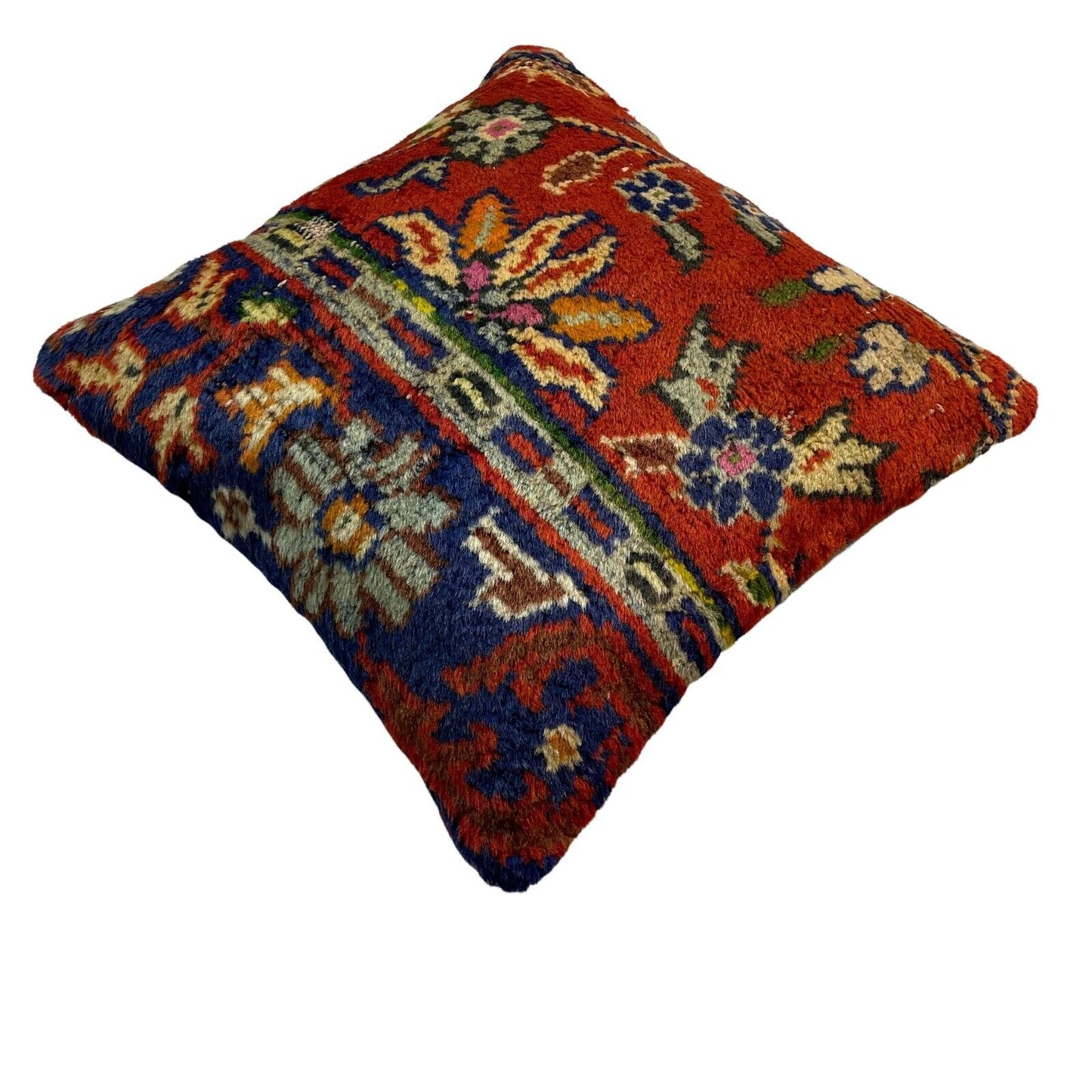 18''X18'' Vintage Handmade Rug Cushion Cover, 45 x 45 cm Deko Kissenbezug