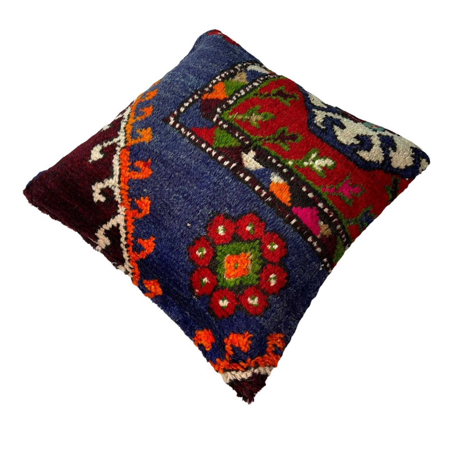 18''X18'' Vintage Handmade Rug Cushion Cover, 45 x 45 cm Deko Kissenbezug