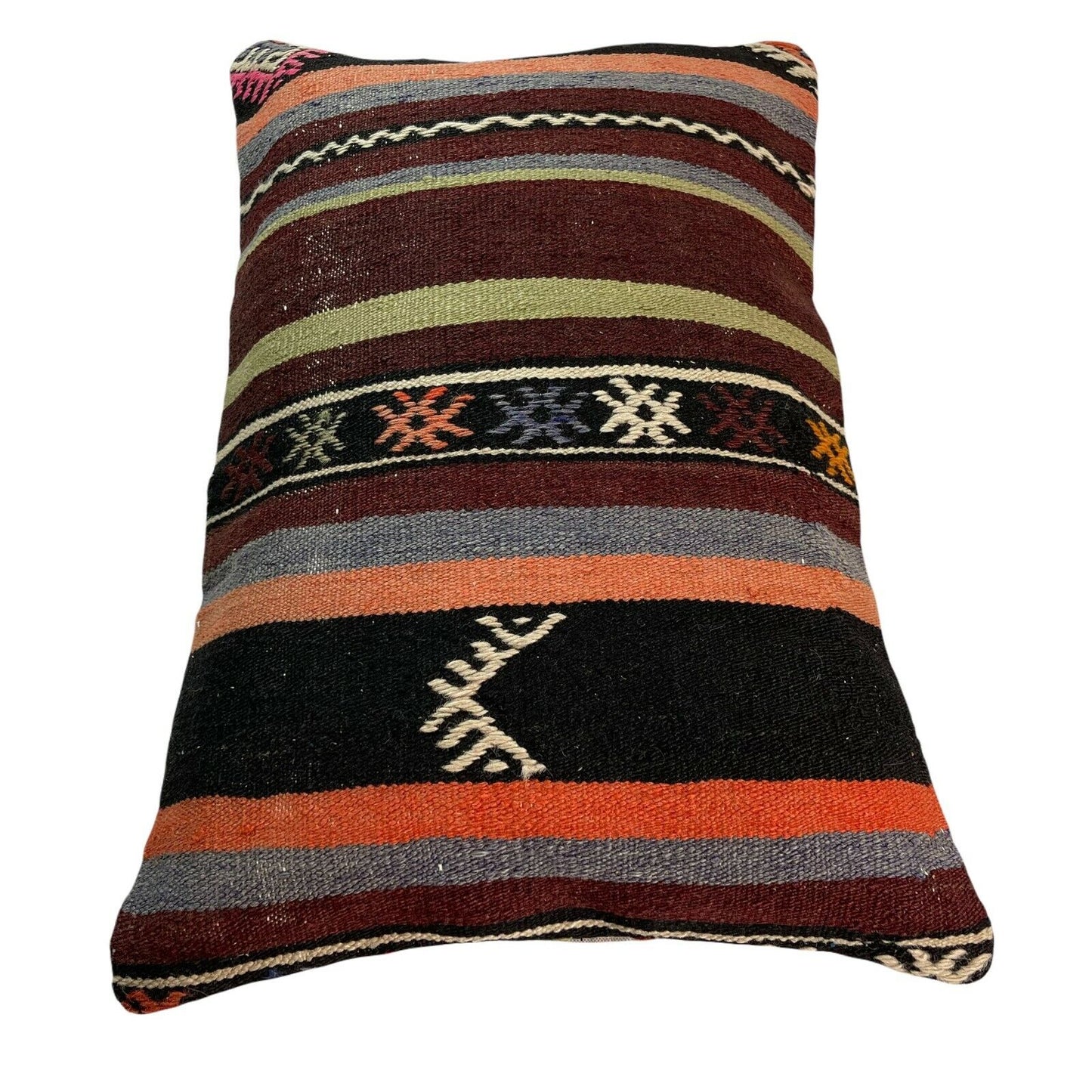 40x60 Cm Handgewebt Kelim Kissenbezug Vintage Kilim Cushion Cover , Boho,16'x24'