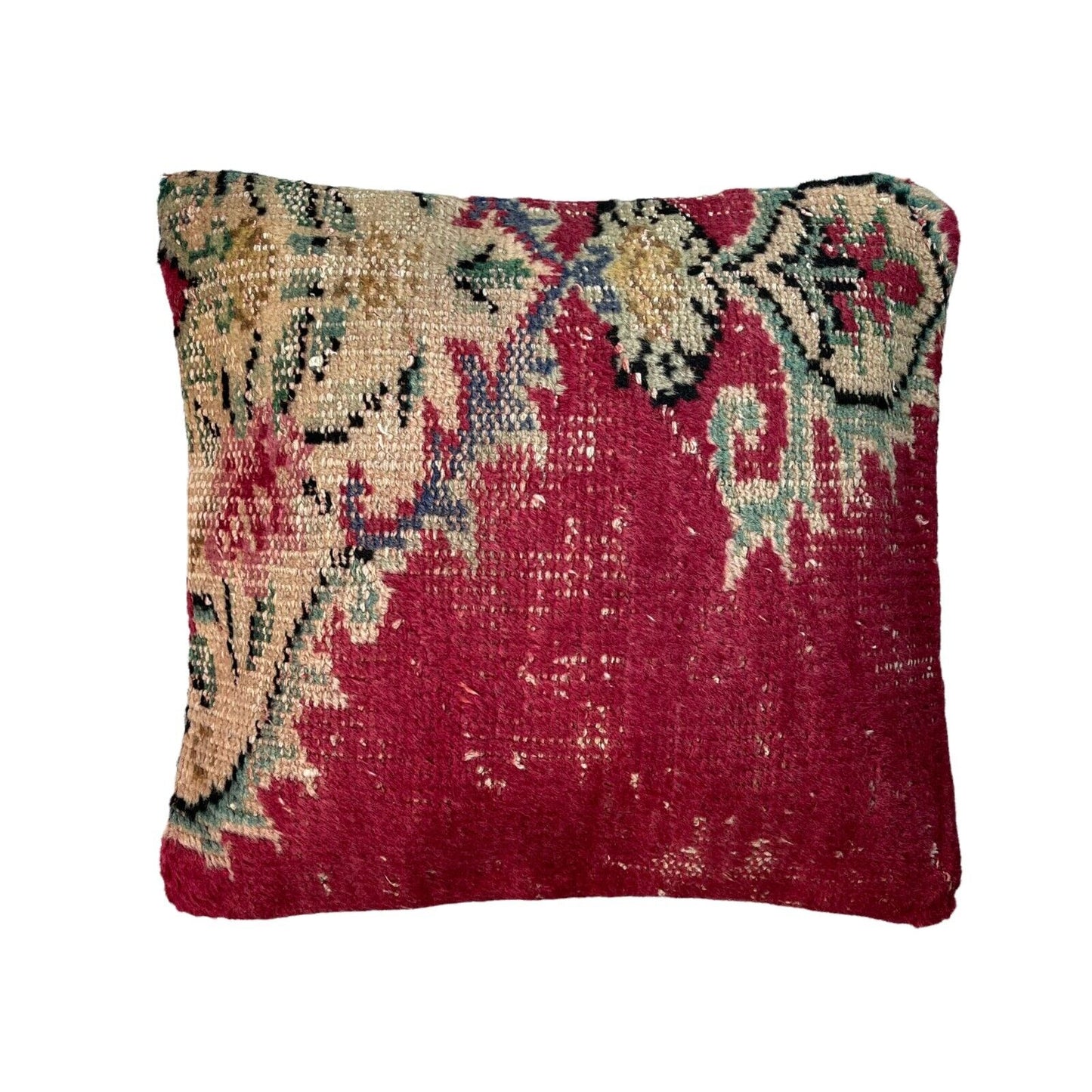 45 x 45 cm  , Vintage Turkish Cushion Cover ,  Vintage Handgemachte Kissenbezug