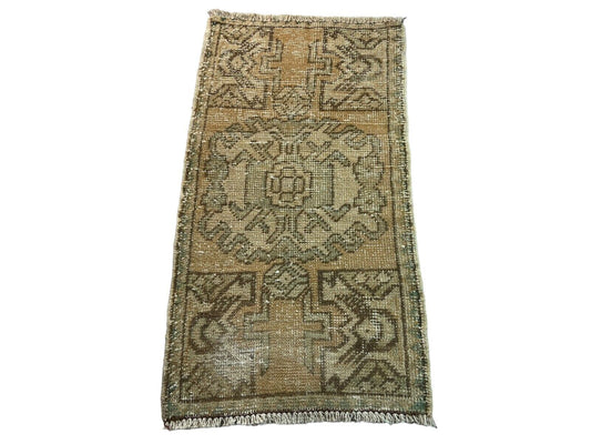 Traditionelle Vintage türkische Teppich, Vintage Turkish Rug 91 X 51 cm