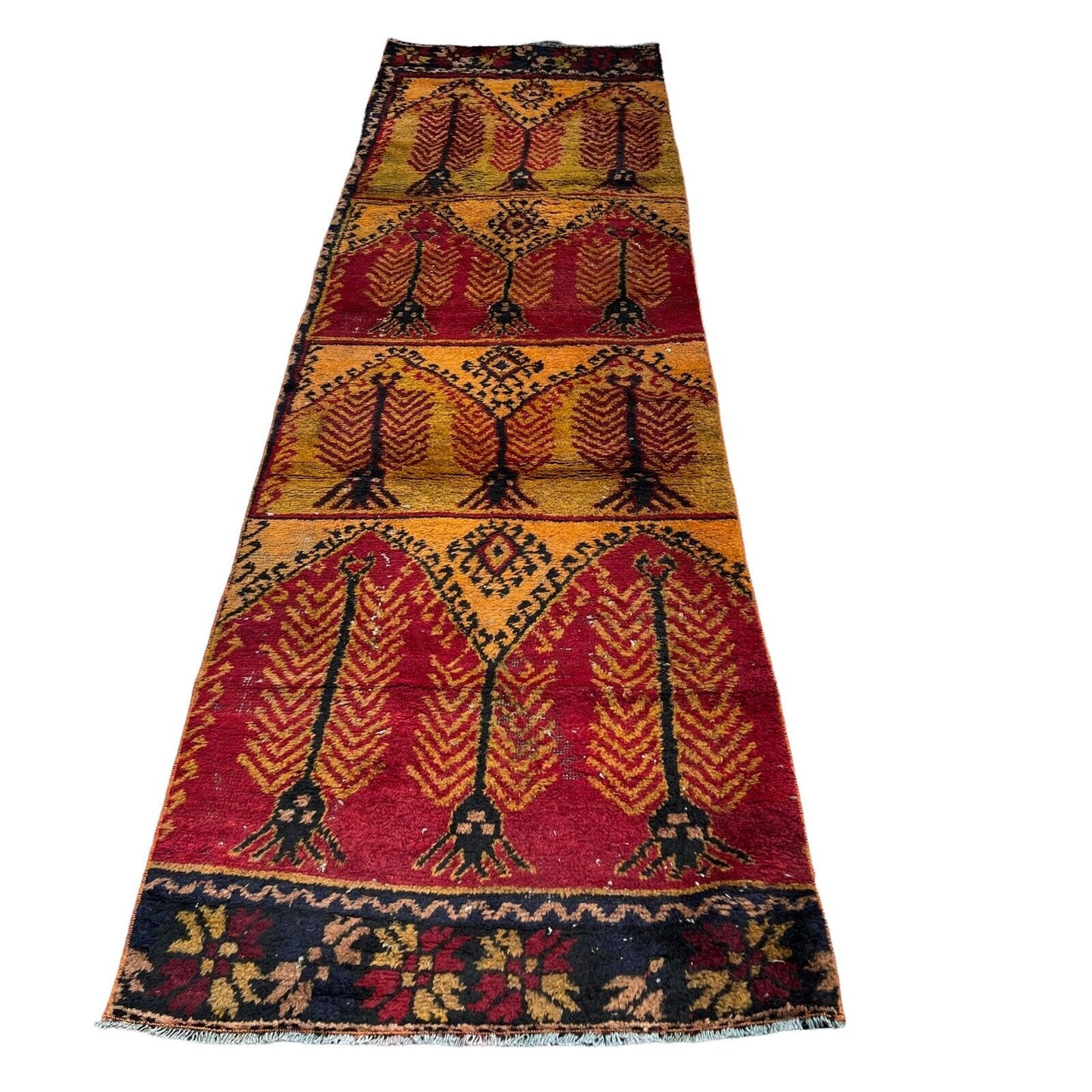 Antique Turkish Rug  Runner 320 x 90 cm