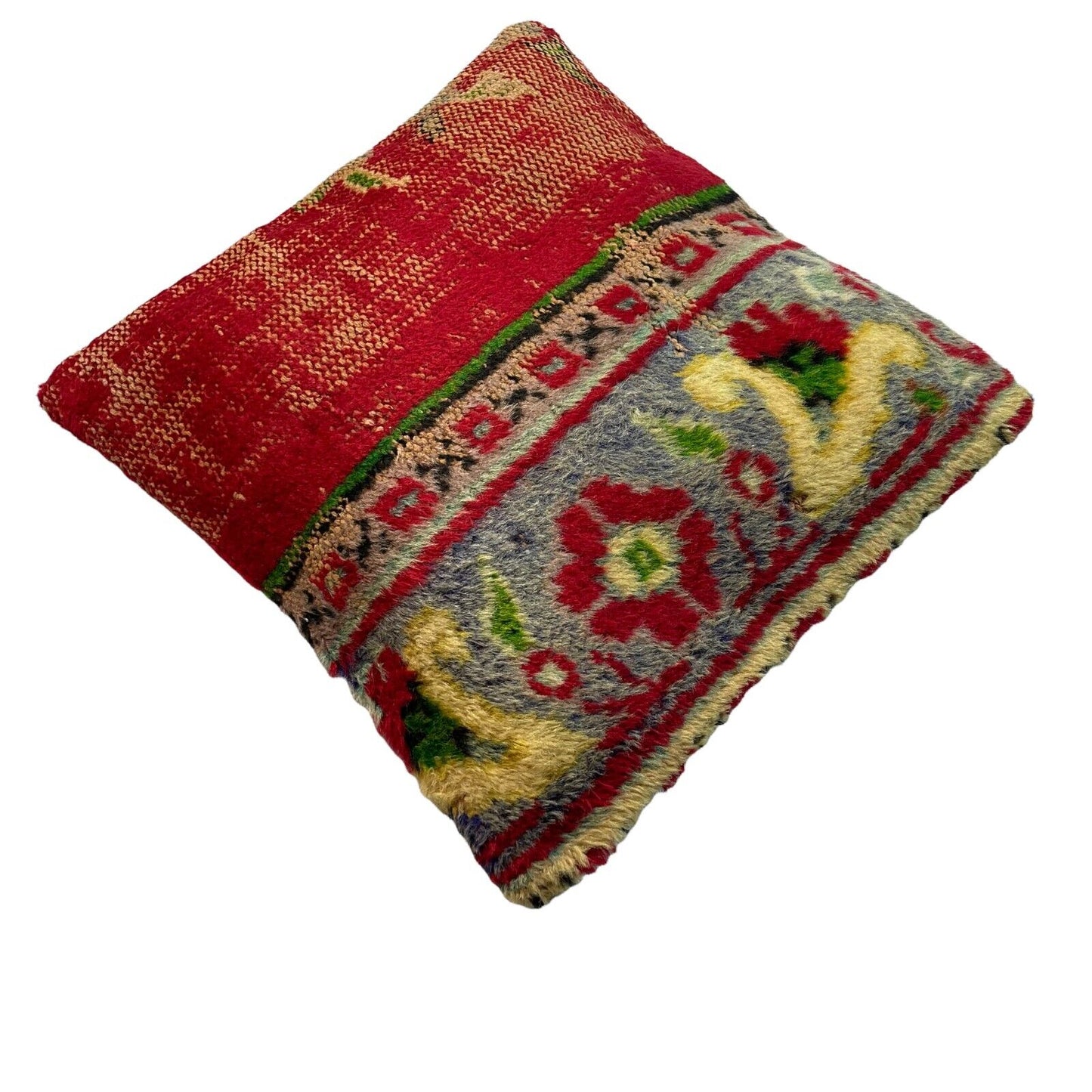 45 x 45 cm  , Vintage Turkish Cushion Cover ,  Vintage Handgemachte Kissenbezug