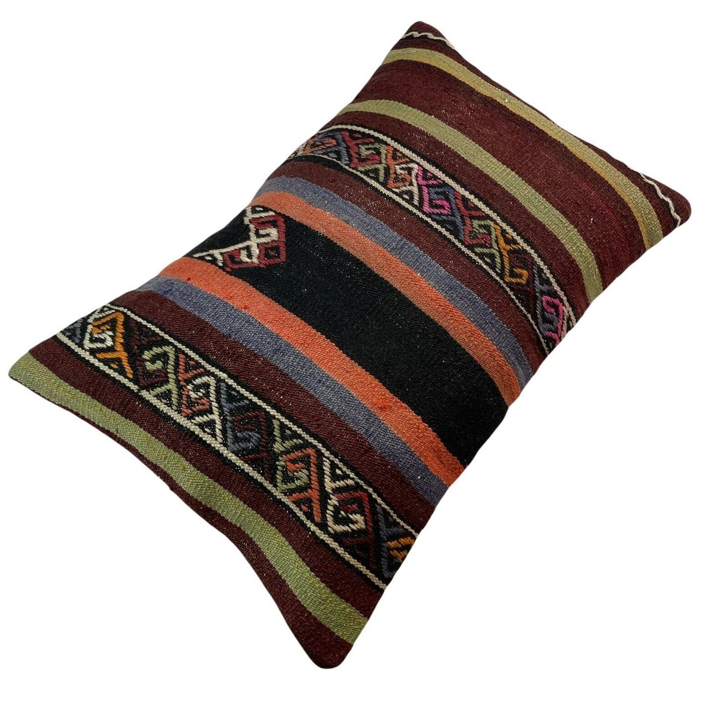 40x60 Cm Handgewebt Kelim Kissenbezug Vintage Kilim Cushion Cover , Boho,16'x24'