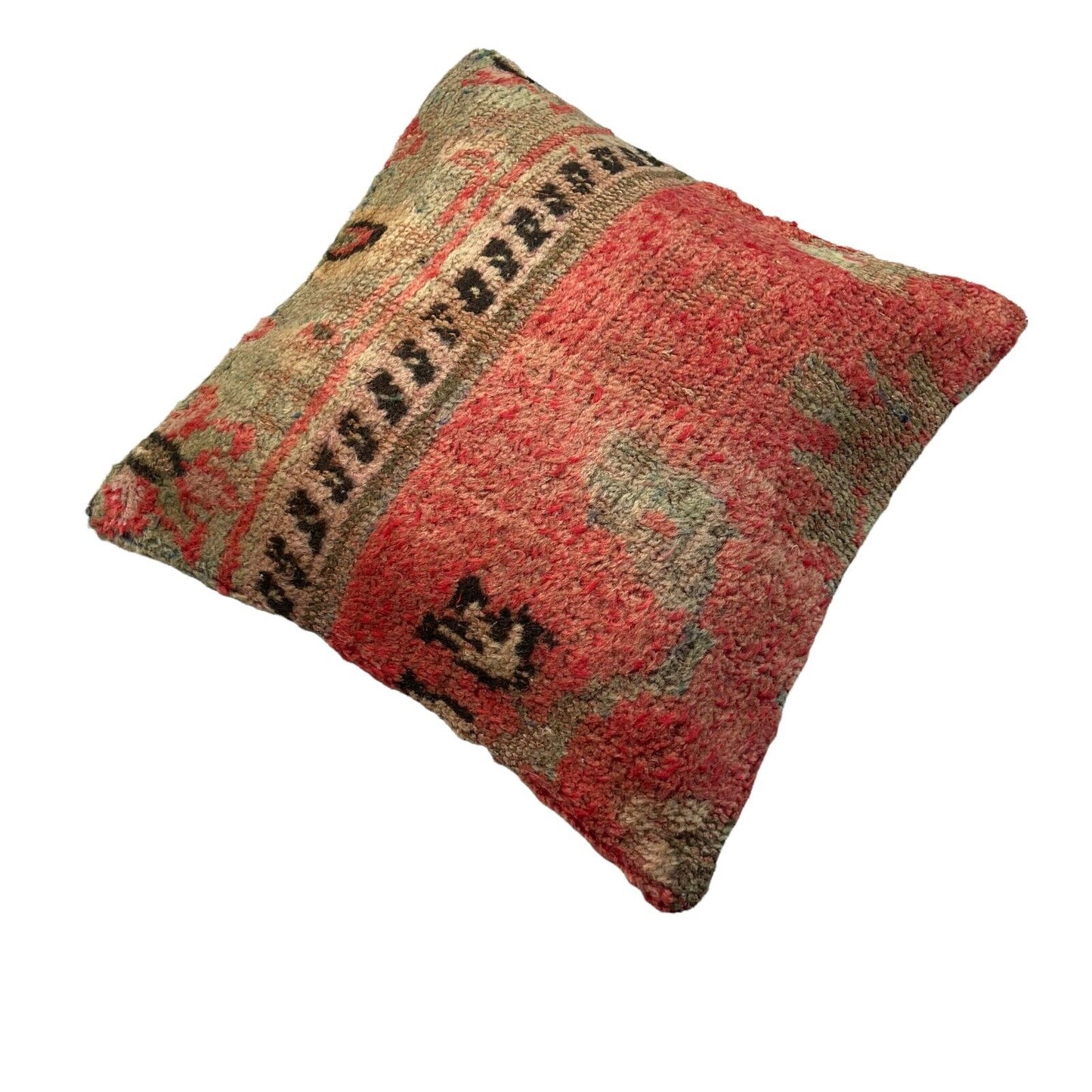 45 x 45 cm  , Vintage Turkish Cushion Cover ,  Vintage Handgemachte Kissenbezug