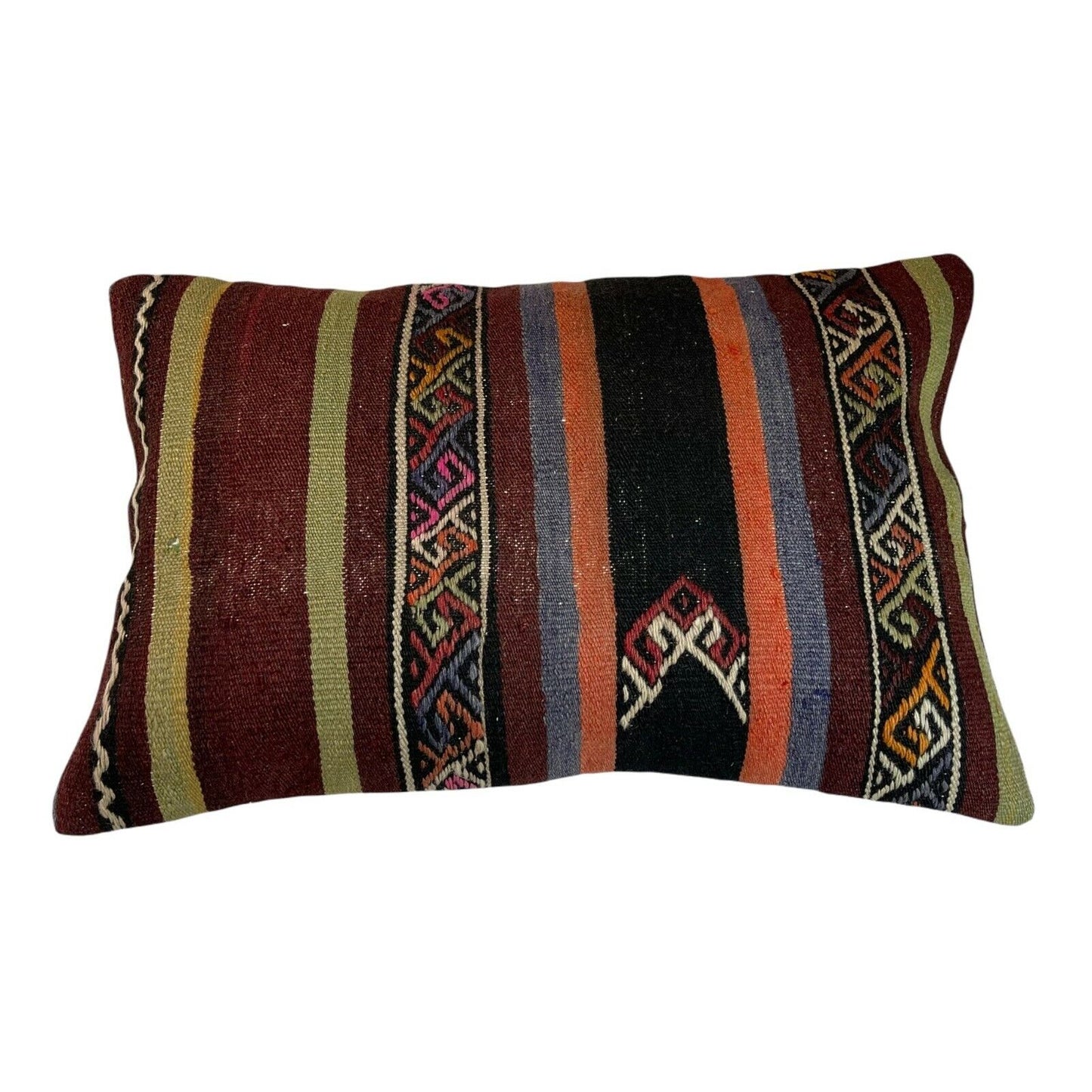 40x60 Cm Handgewebt Kelim Kissenbezug Vintage Kilim Cushion Cover , Boho,16'x24'