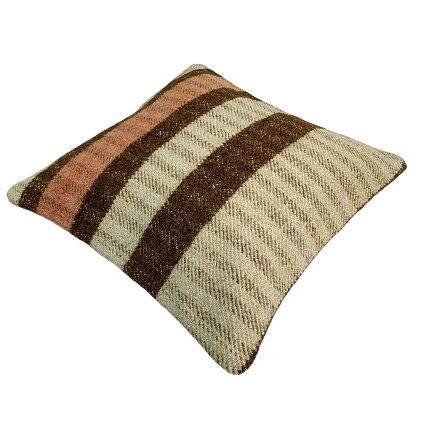 Einzigartige Kelim-Kissen,Turkish Kilim Pillow,16'×16'   Funda De Cojín Kilim