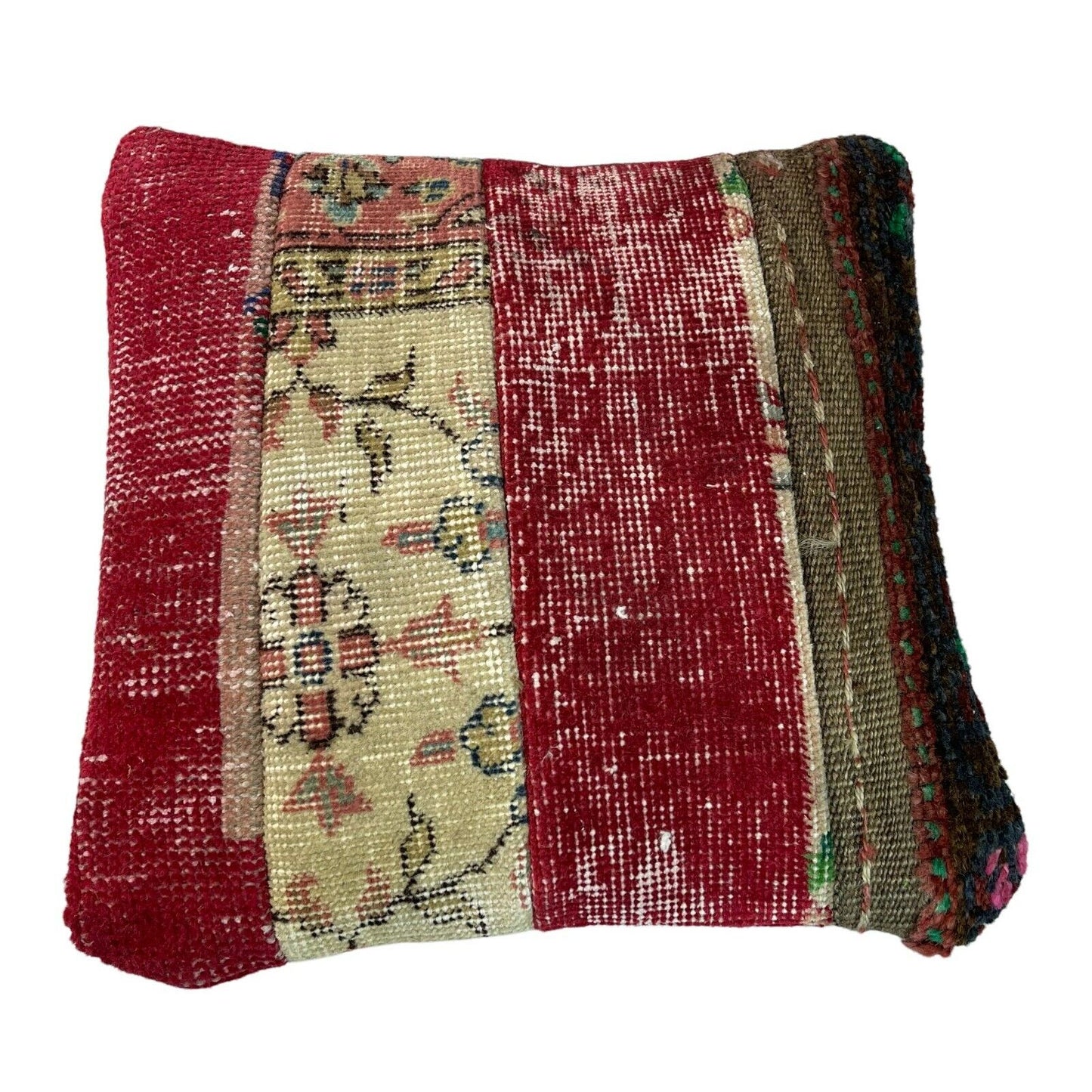 40 x 40 cm  , Vintage Turkish Cushion Cover ,  Vintage Handgemachte Kissenbezug