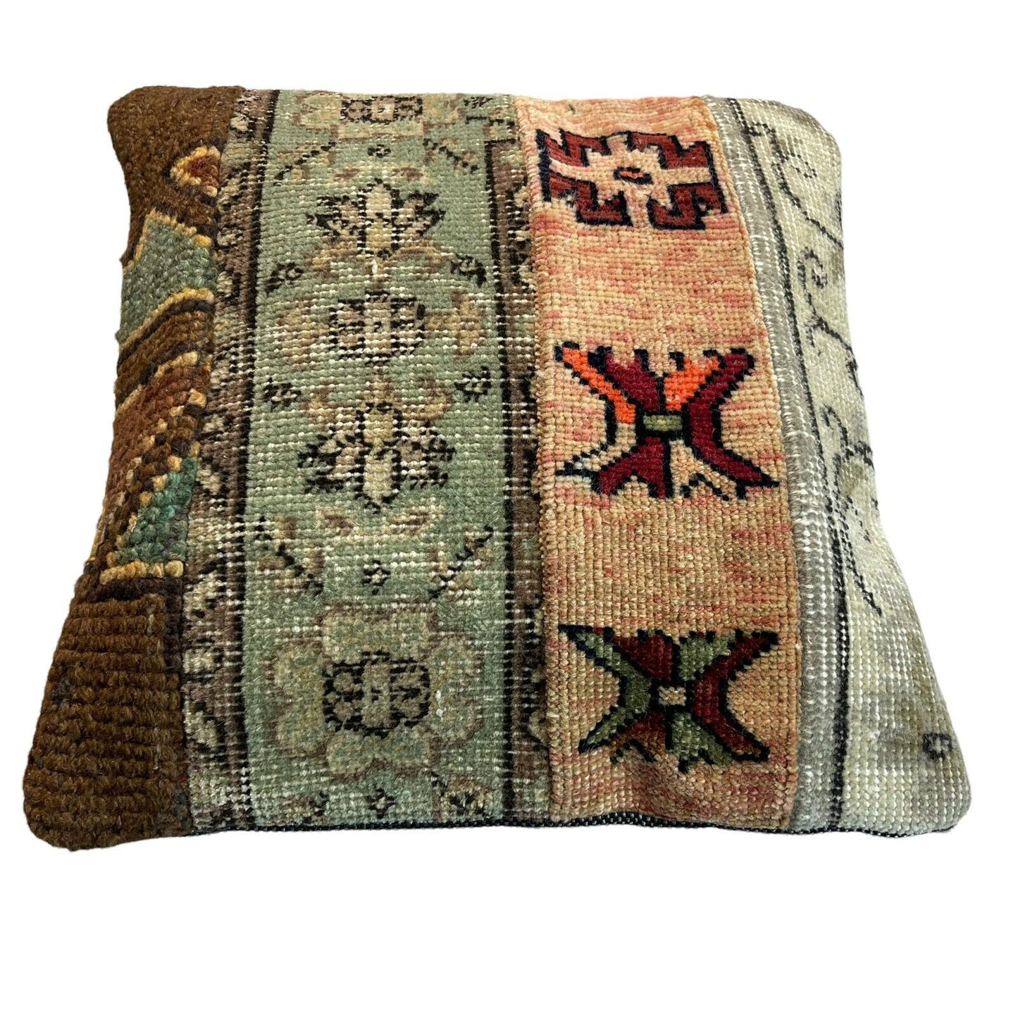 40 x 40 cm  , Vintage Turkish Cushion Cover ,  Vintage Handgemachte Kissenbezug