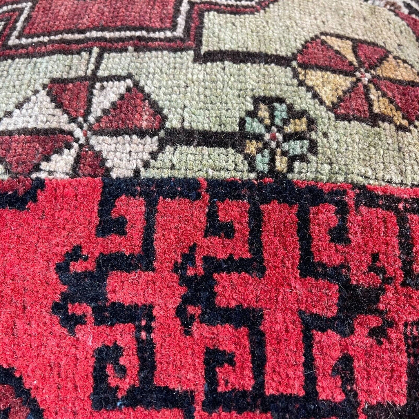 40 x 40 cm  , Vintage Turkish Cushion Cover ,  Vintage Handgemachte Kissenbezug