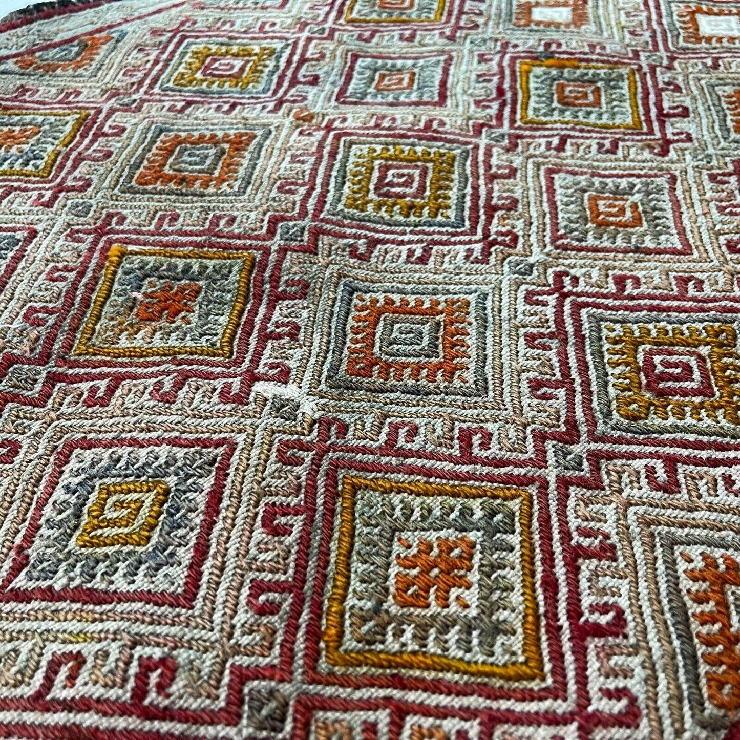 Traditionelle türkische Kelim Teppich, Vintage Turkish Kilim Rug 90X50 cm