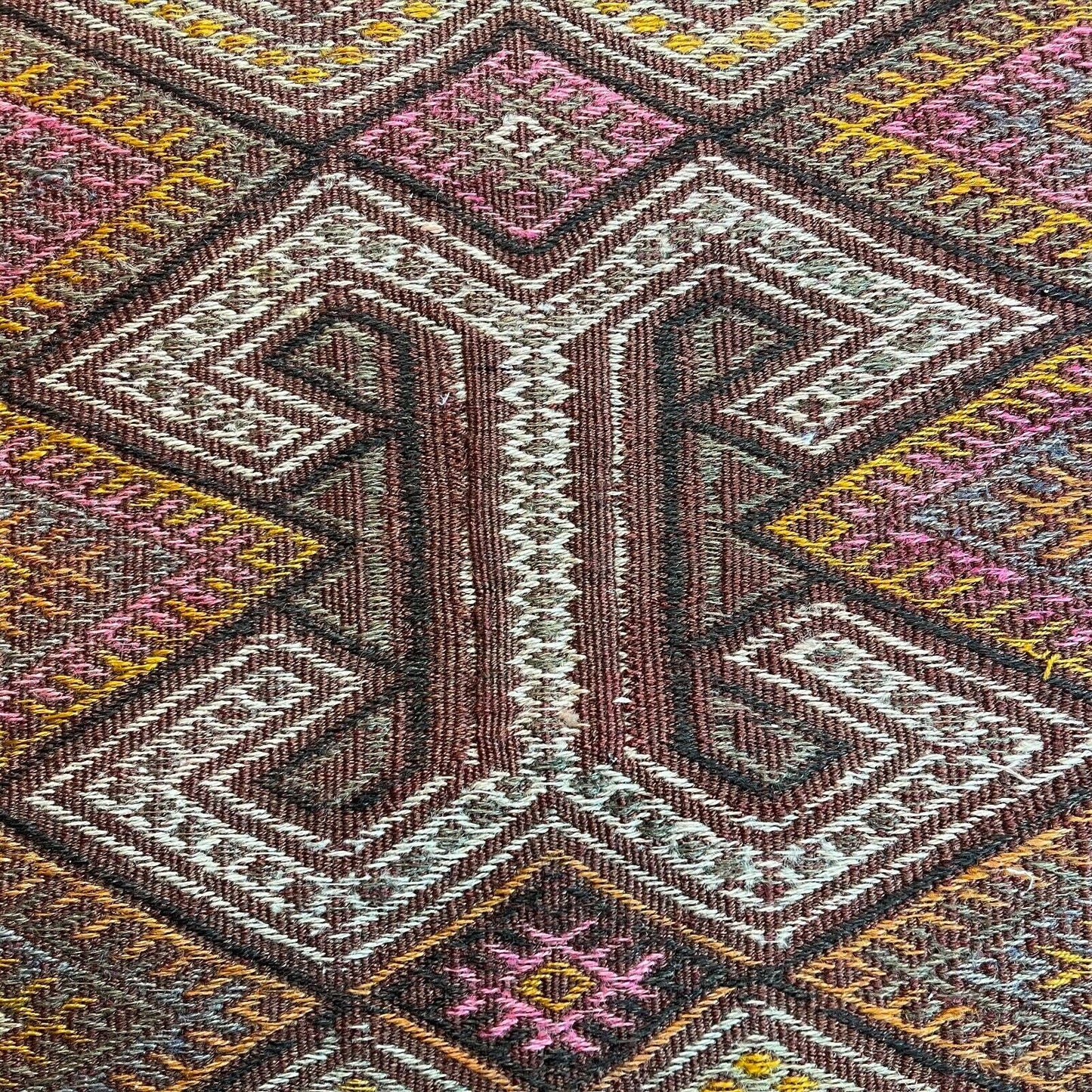 Traditionelle türkische Kelim Teppich, Vintage Turkish Kilim Rug 100X67cm