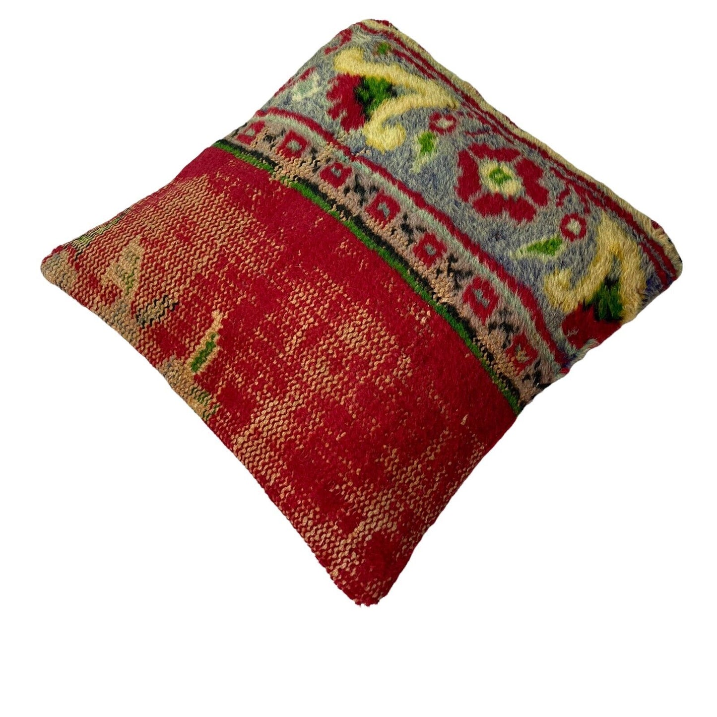 45 x 45 cm  , Vintage Turkish Cushion Cover ,  Vintage Handgemachte Kissenbezug