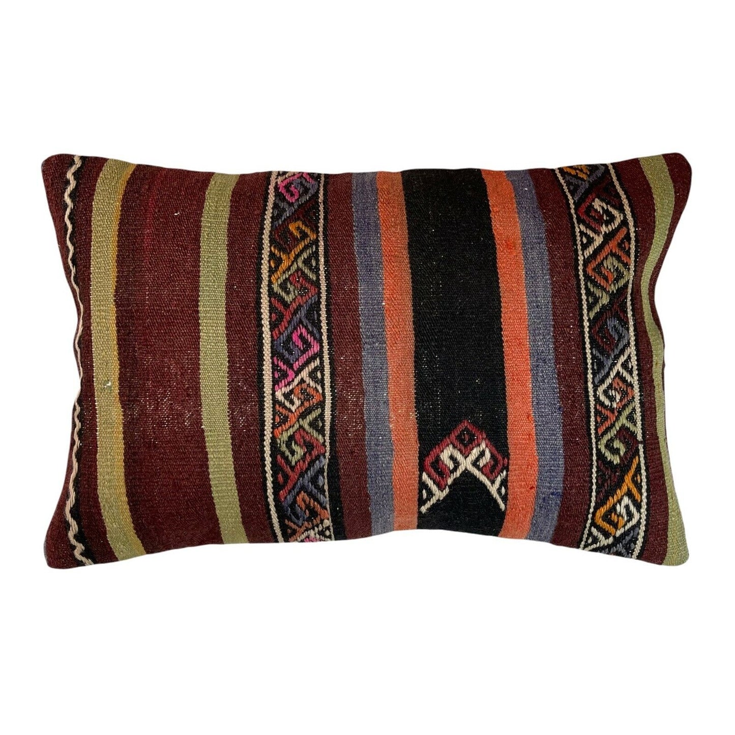 40x60 Cm Handgewebt Kelim Kissenbezug Vintage Kilim Cushion Cover , Boho,16'x24'