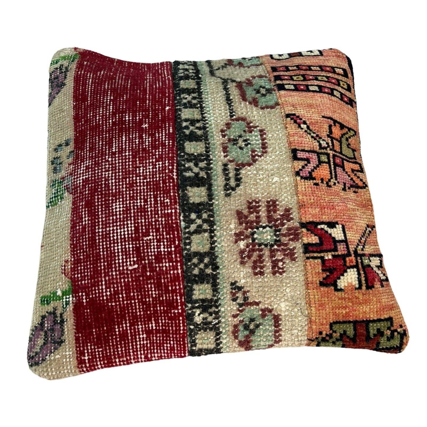 40 x 40 cm  , Vintage Turkish Cushion Cover ,  Vintage Handgemachte Kissenbezug