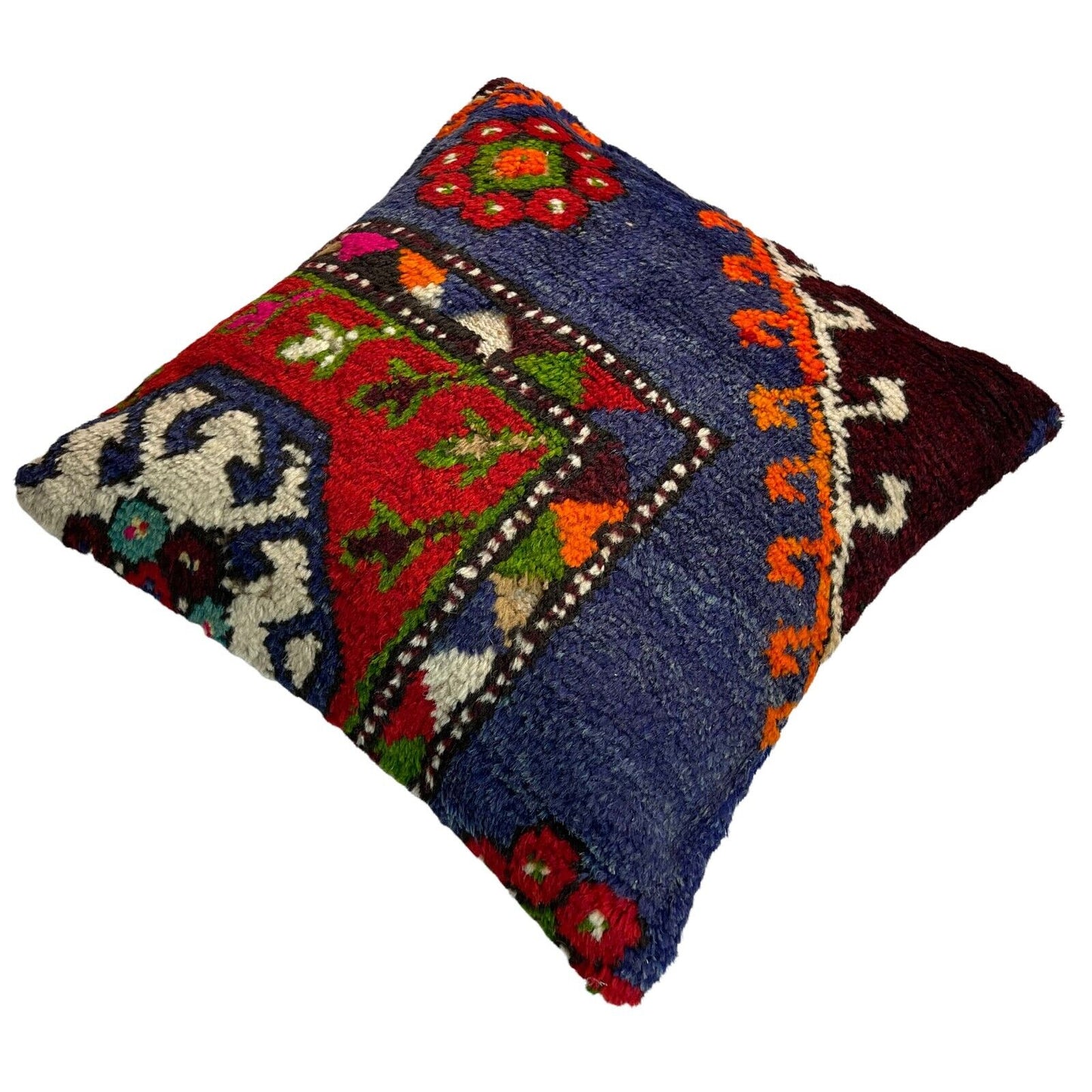 18''X18'' Vintage Handmade Rug Cushion Cover, 45 x 45 cm Deko Kissenbezug