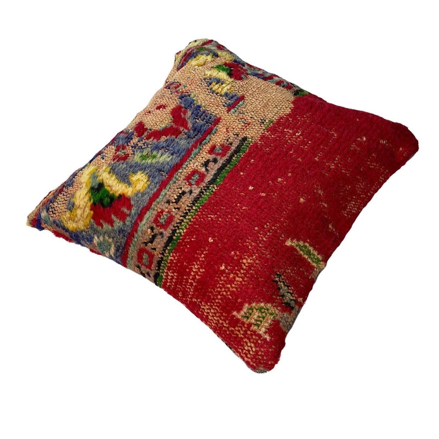 18''X18'' Vintage Handmade Rug Cushion Cover, 45 x 45 cm Deko Kissenbezug