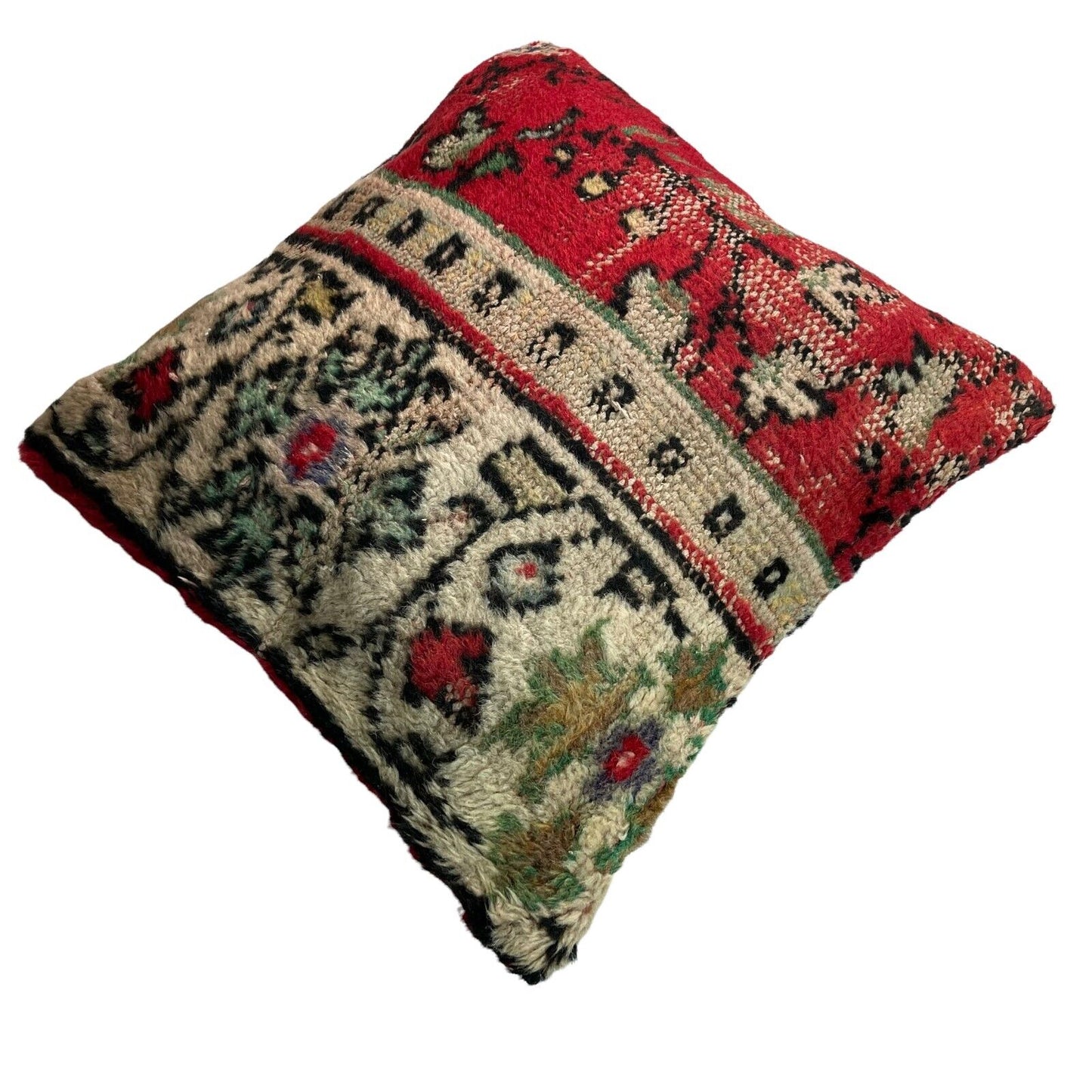 18''X18'' Vintage Handmade Rug Cushion Cover, 45 x 45 cm Deko Kissenbezug