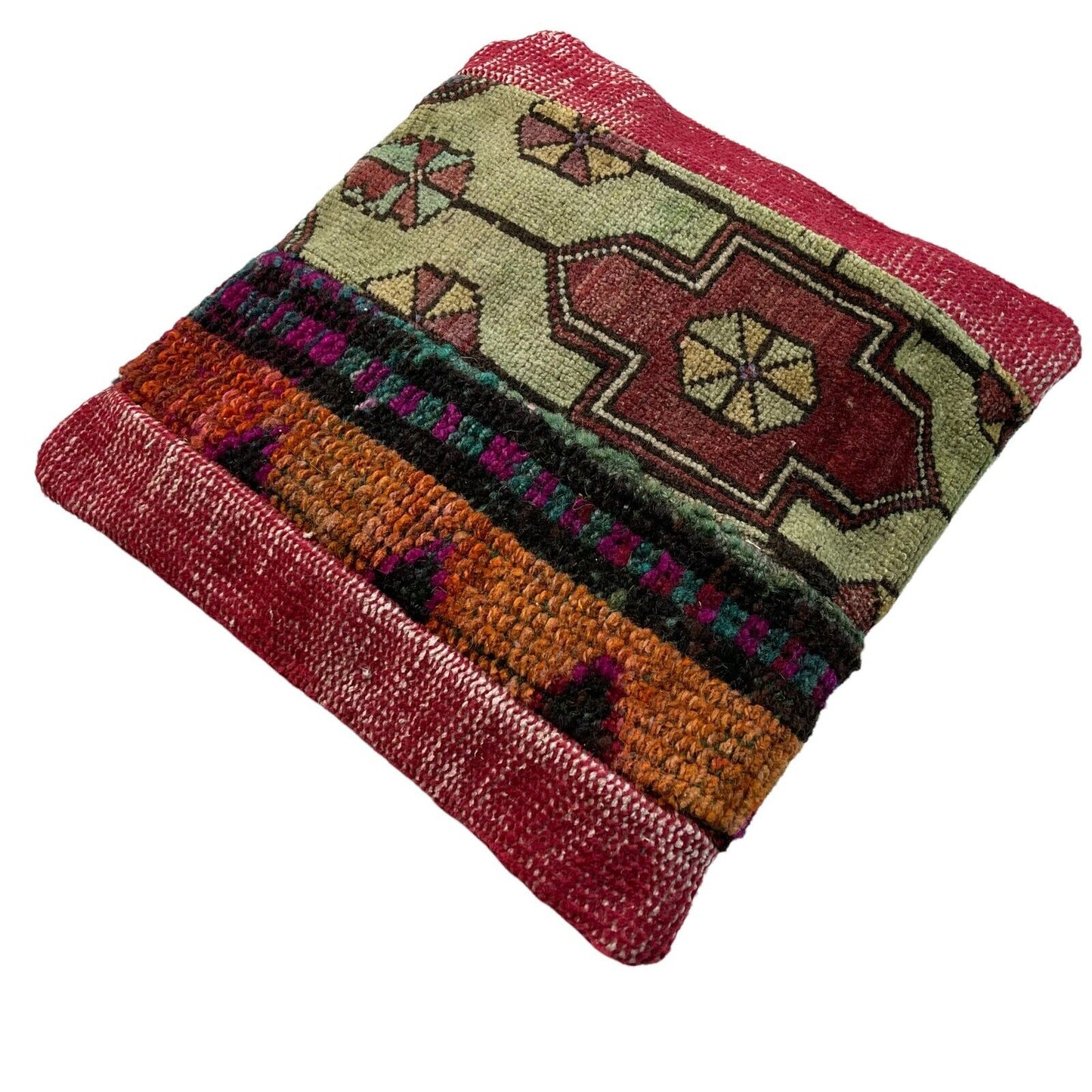 40 x 40 cm  , Vintage Turkish Cushion Cover ,  Vintage Handgemachte Kissenbezug