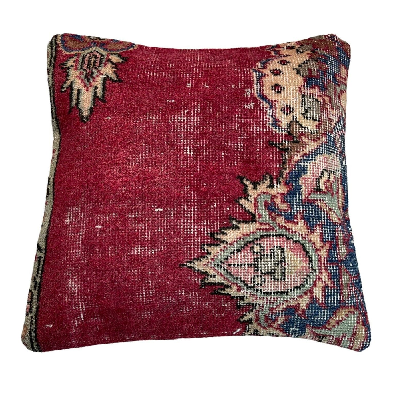 45x45 cm  , Vintage Teppich Kissenbezug , Vintage Rug Cushion Cover