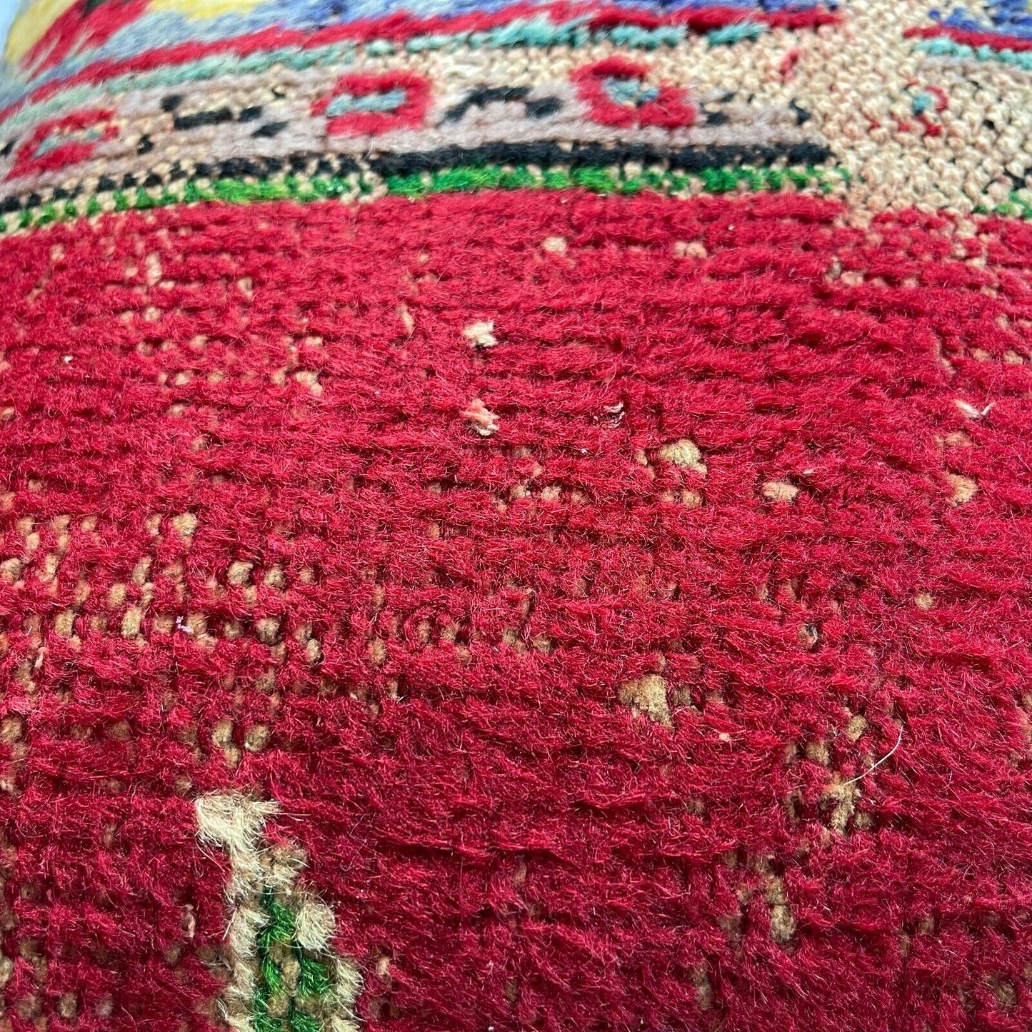 18''X18'' Vintage Handmade Rug Cushion Cover, 45 x 45 cm Deko Kissenbezug